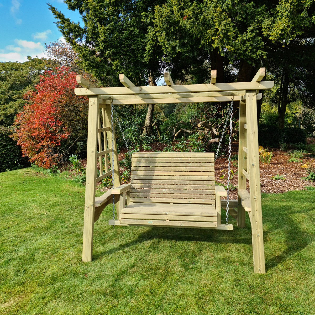 Churnet Valley Pergola Swing 2 Seater SW105 9145341341458