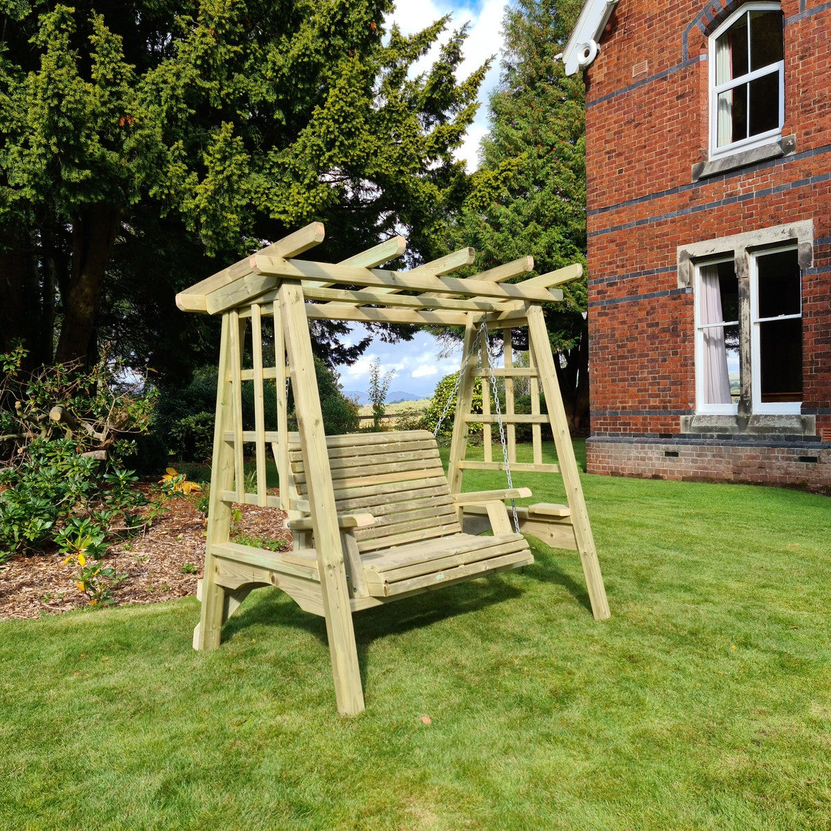 Churnet Valley Pergola Swing 2 Seater SW105 9145341341458