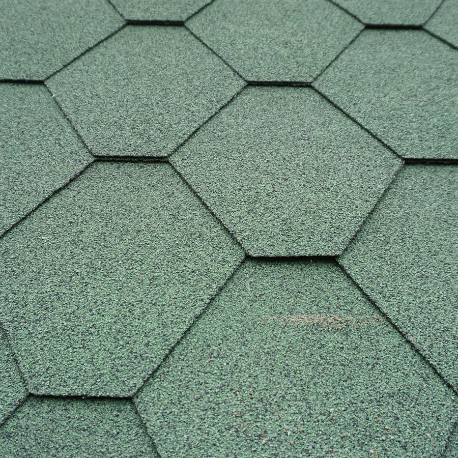 Mercia Log Cabin Shingles - Hex - Green (Per pack) (ESDXL30ACC044 - EAN 5029442081243)