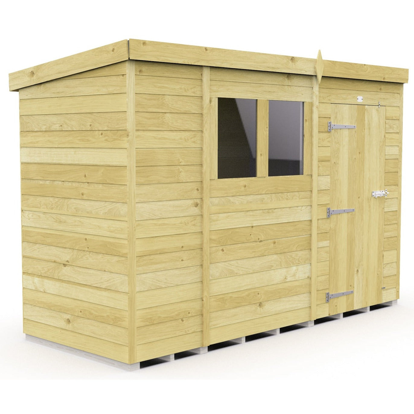 Total Sheds (10x4) Pressure Treated Pent Shed