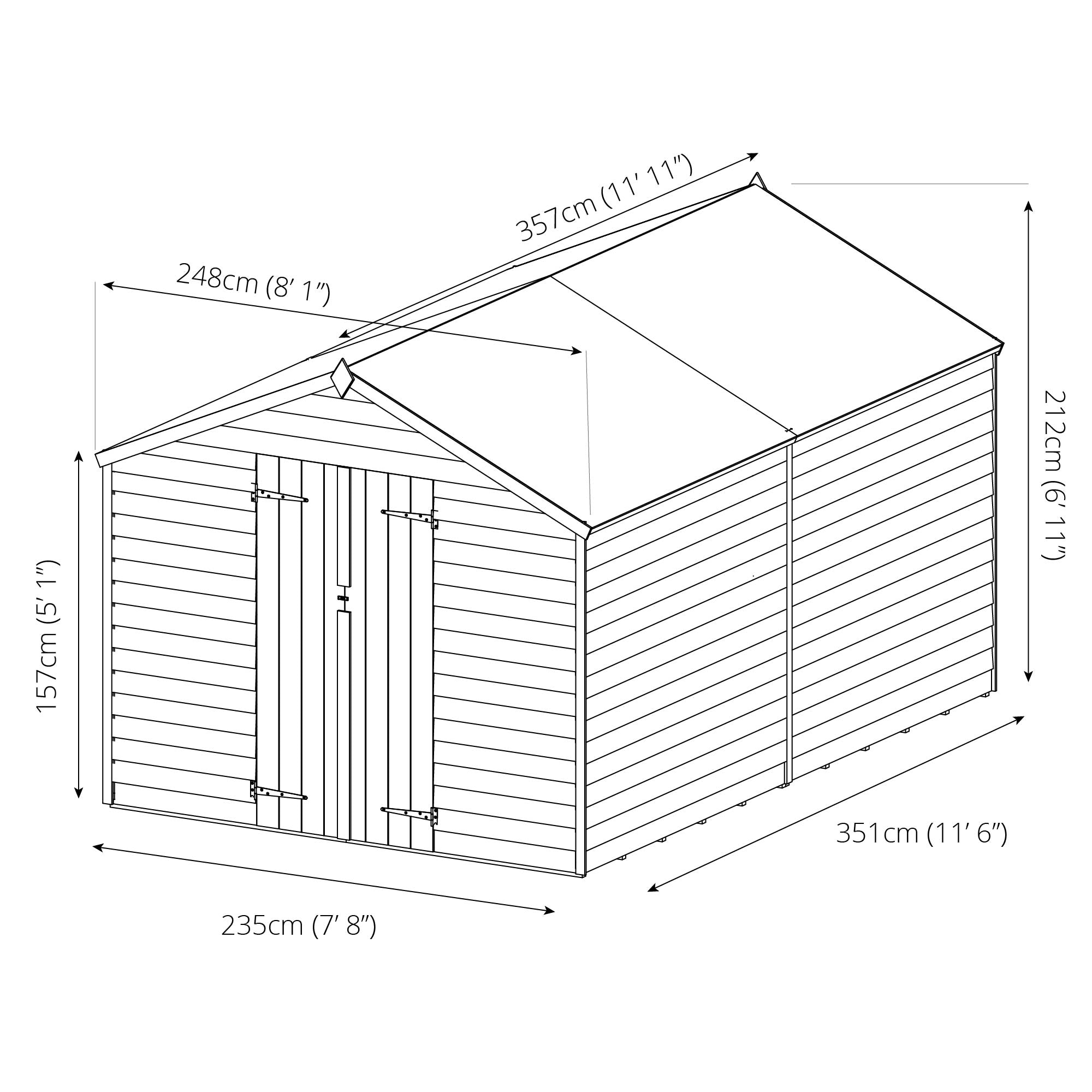 Mercia Overlap Apex (12x8) (SI-001-001-0007 - EAN 5029442075136)