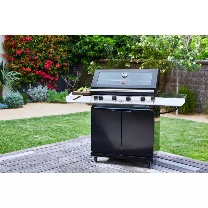 BeefEater 1200E 5 Burner BBQ & Side Burner Trolley (BMG1251BBE 5060569418215)