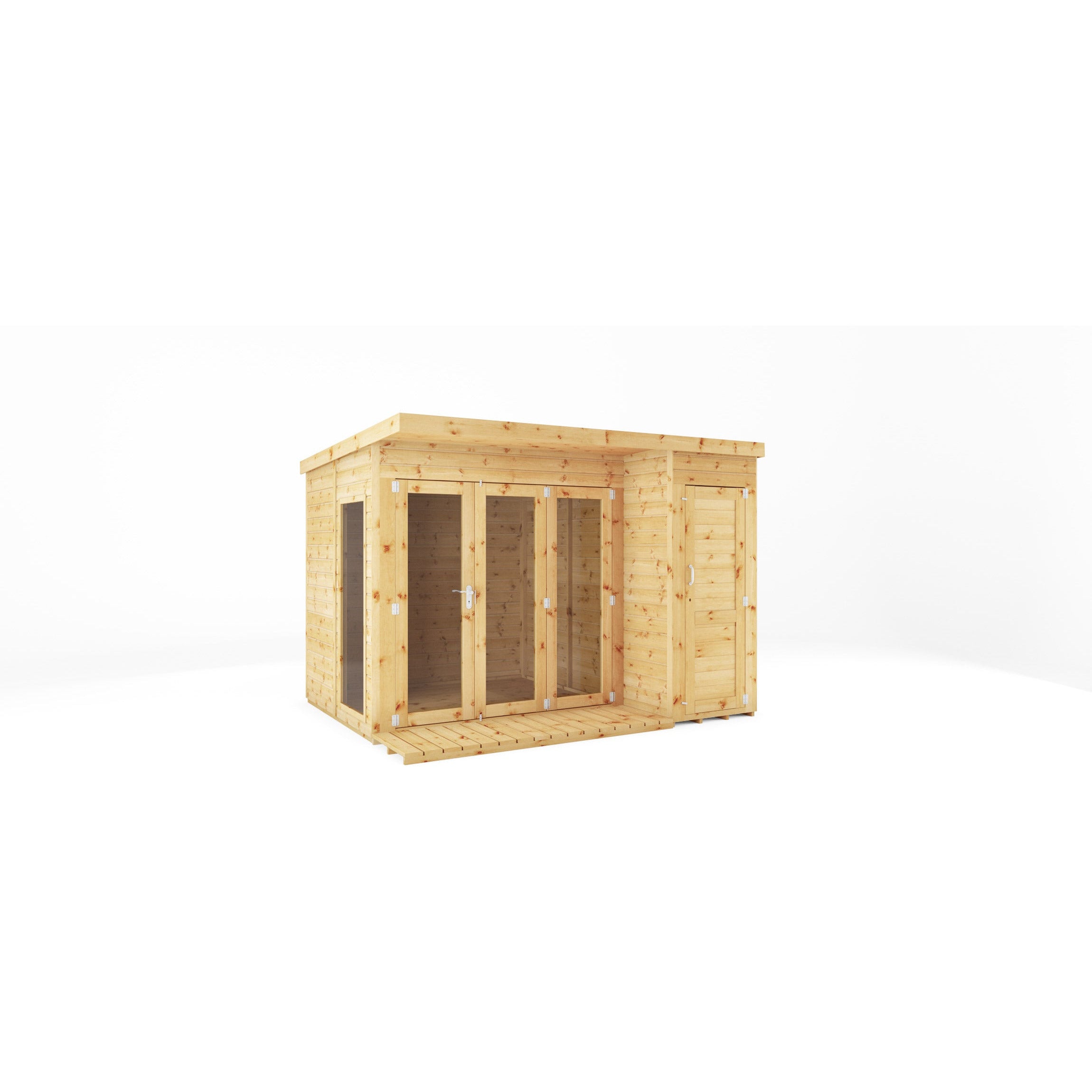 Mercia Contemporary Summerhouse with Side Shed (10x8) (SI-003-001-0022 - EAN 5029442077857)