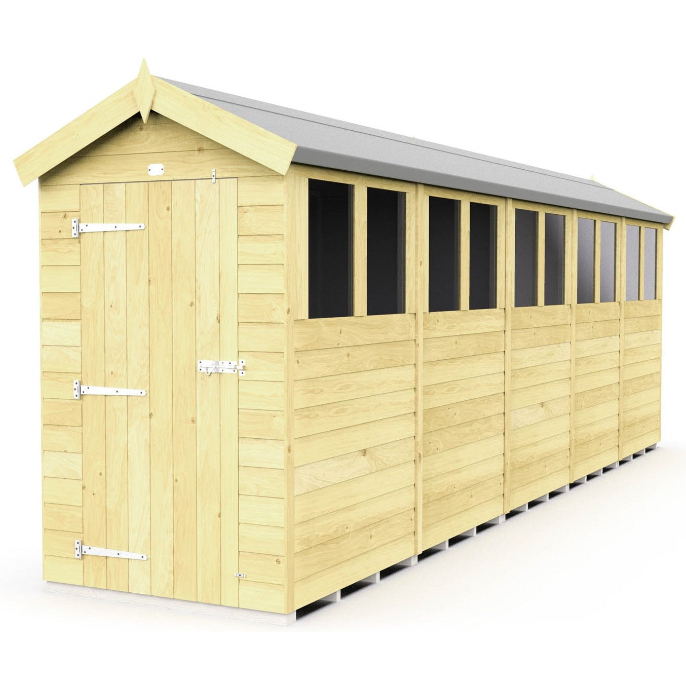 Total Sheds (4x20) Pressure Treated Apex Shed