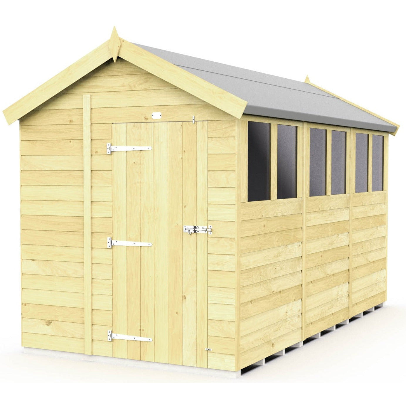 Total Sheds (6x12) Pressure Treated Apex Shed