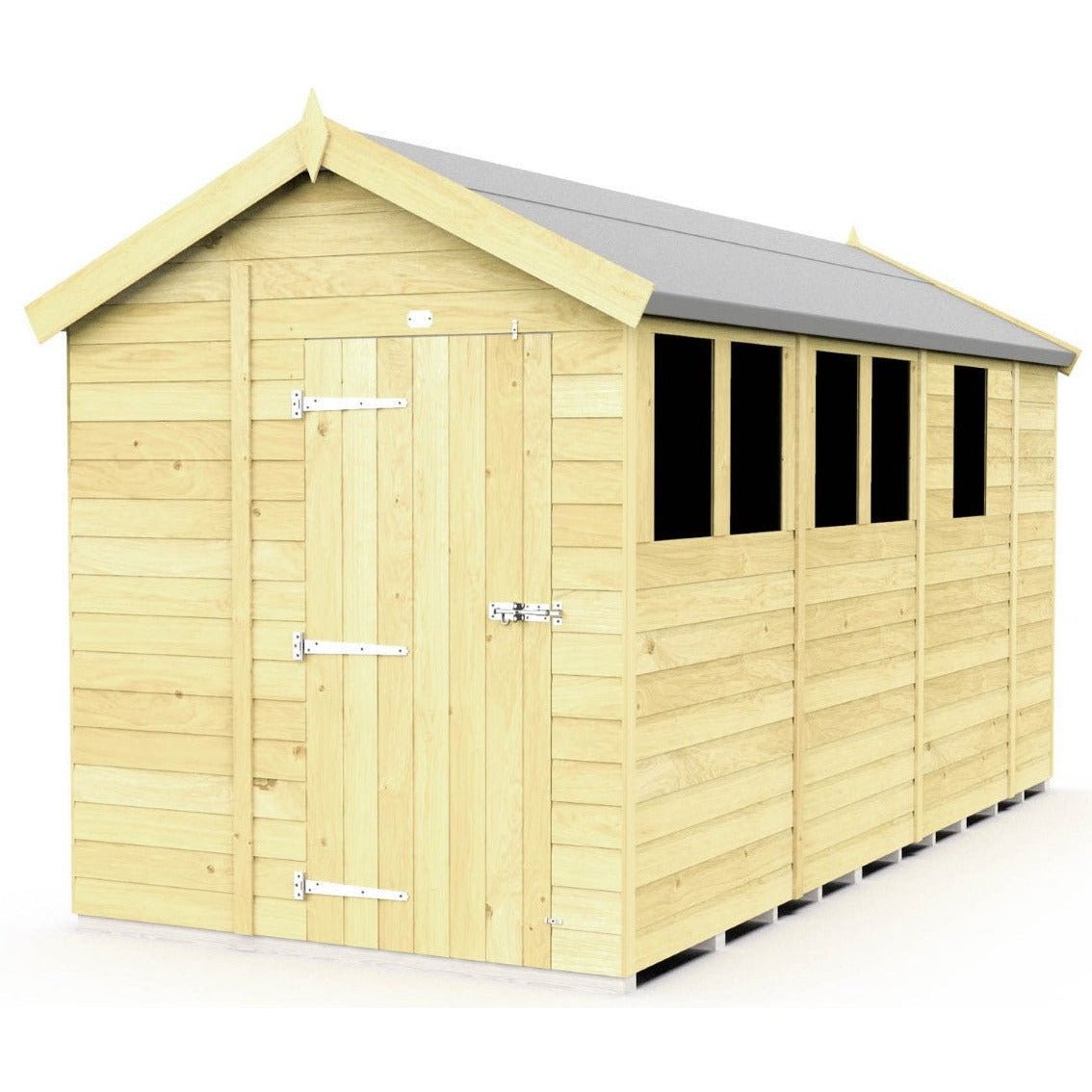 Total Sheds (6x13) Pressure Treated Apex Shed