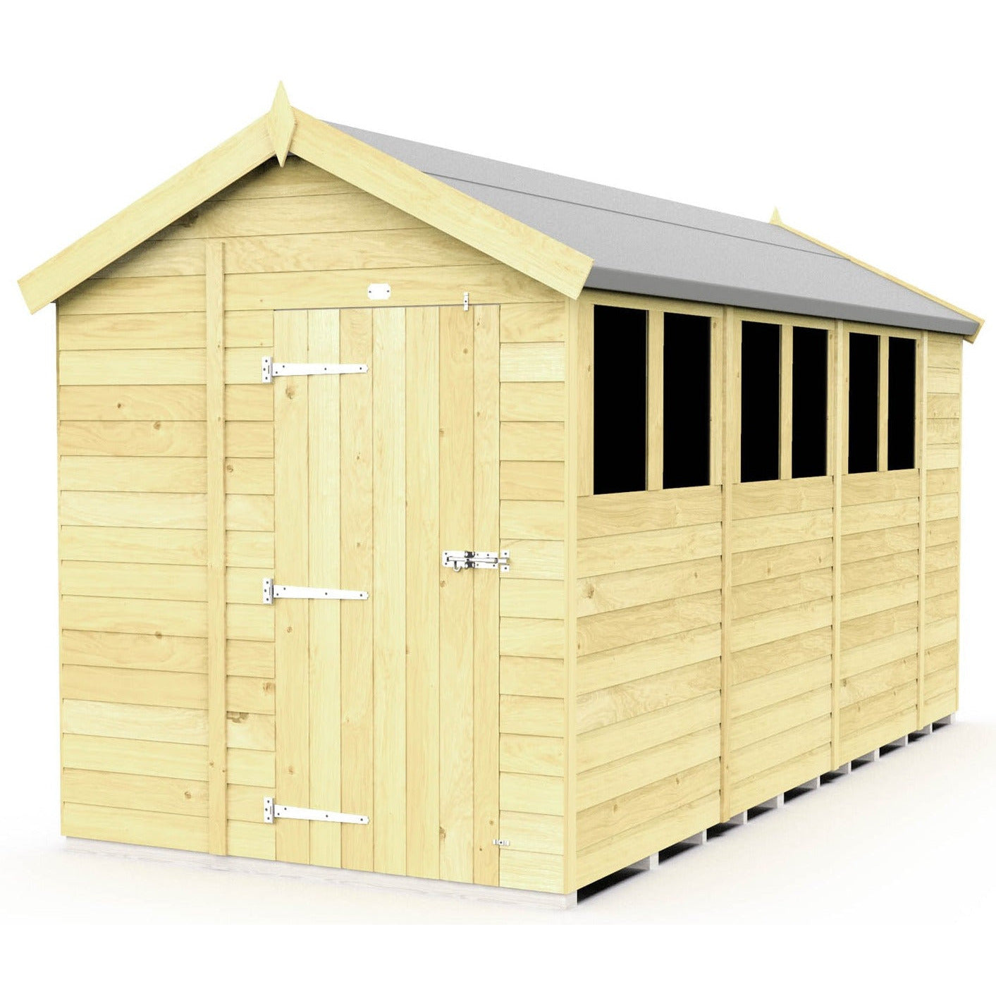 Total Sheds (6x15) Pressure Treated Apex Shed