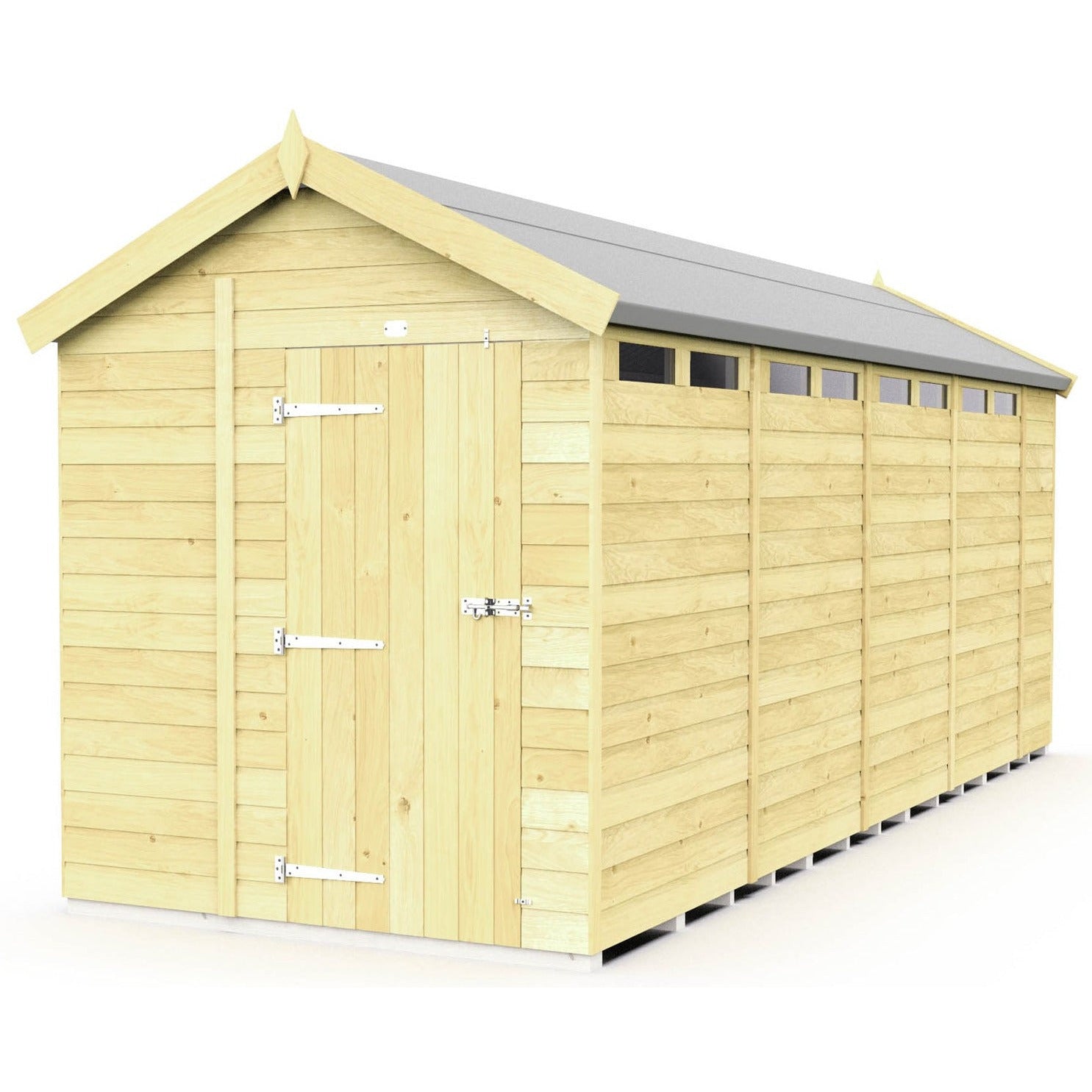 Total Sheds (6x19) Pressure Treated Apex Security Shed