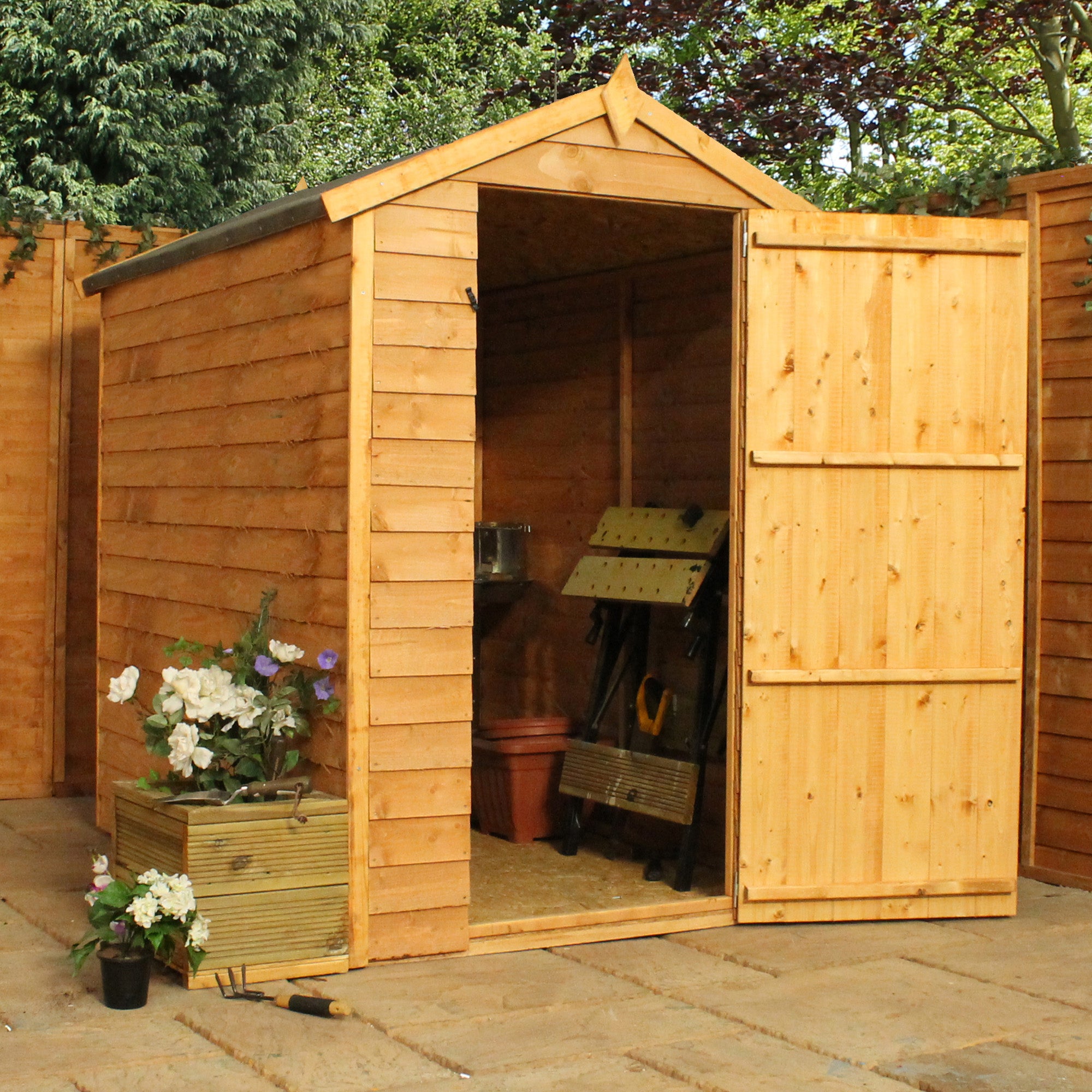 Mercia Overlap Apex Shed (6x4) (SI-001-001-0001 - EAN 5029442075099)