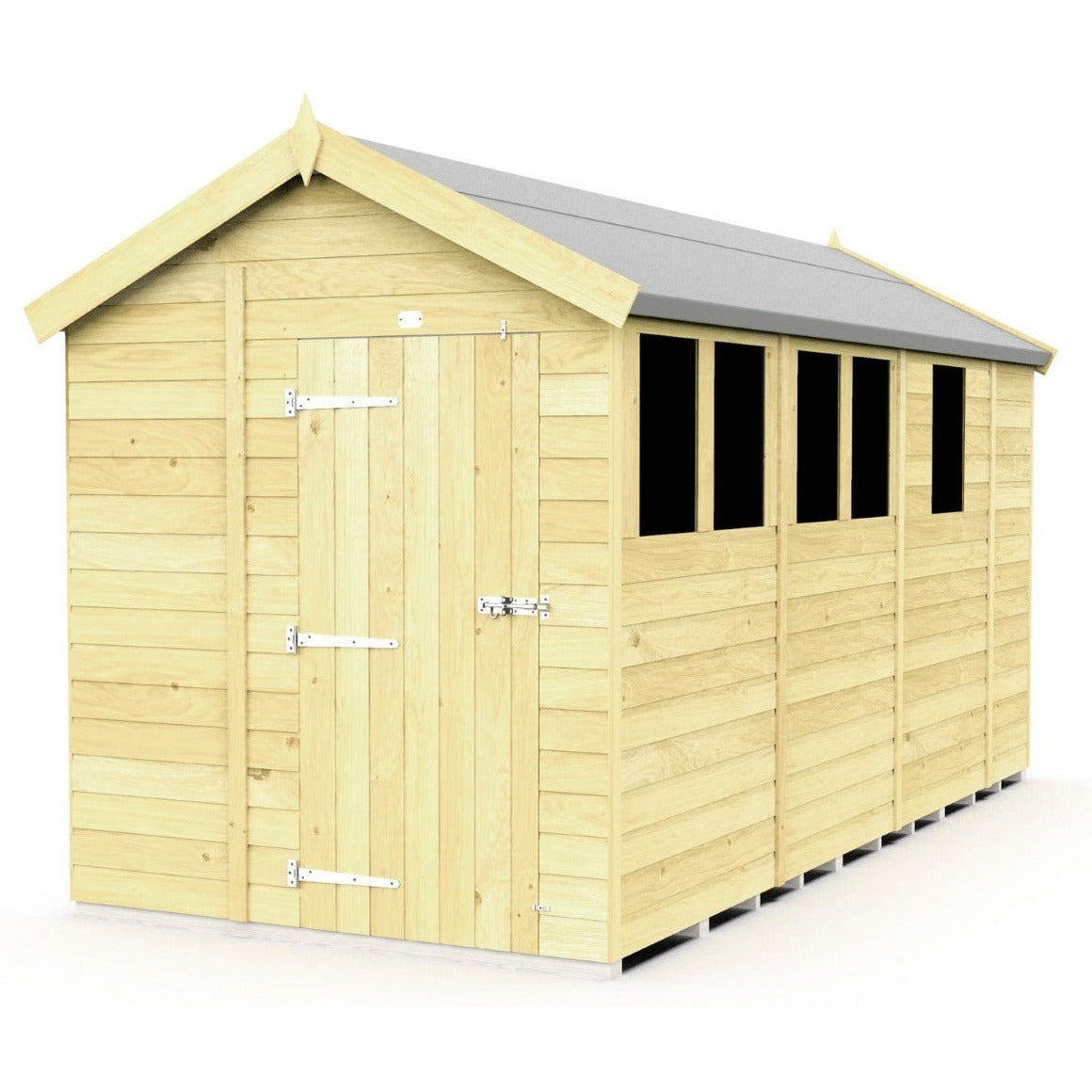 Total Sheds (7x13) Pressure Treated Apex Shed