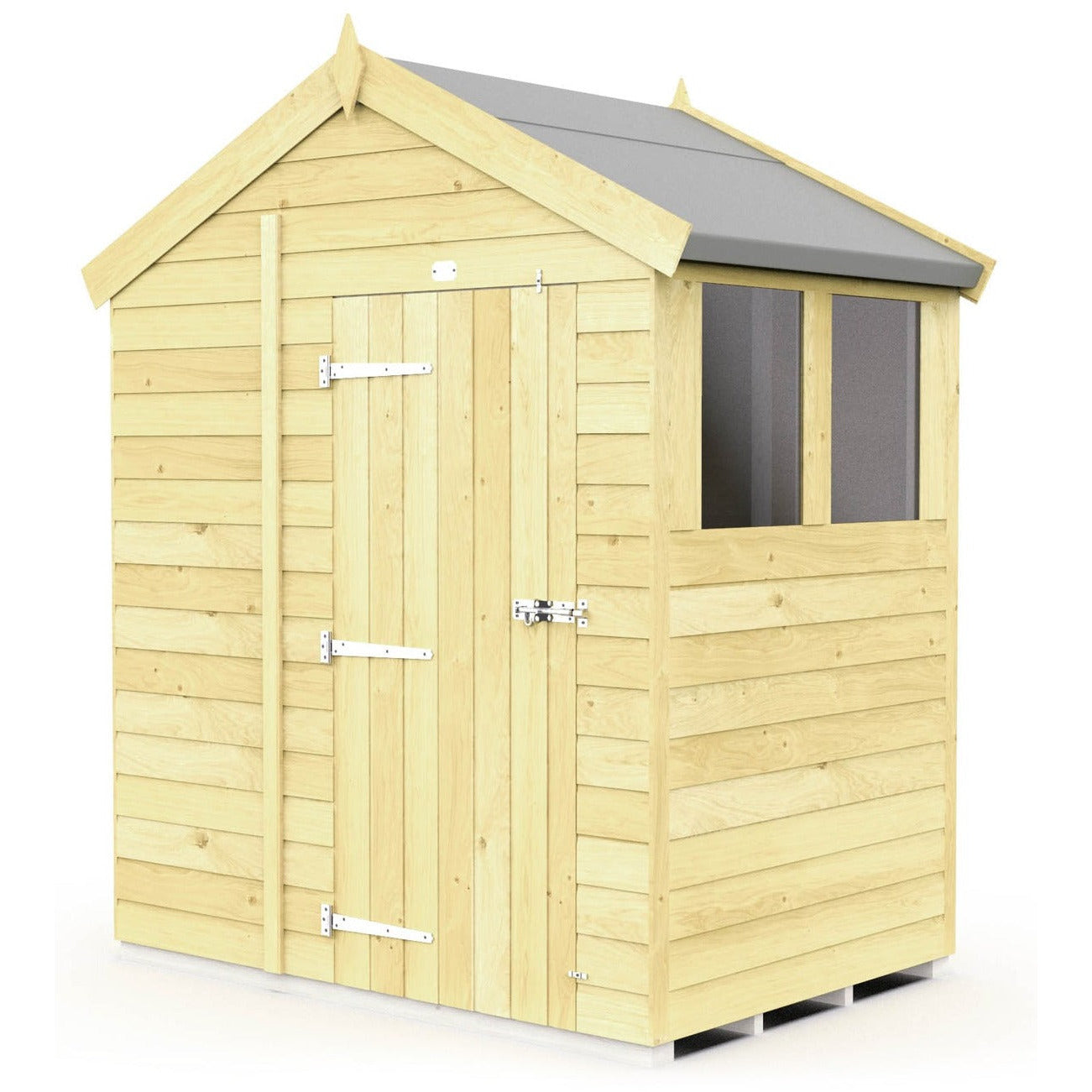 Total Sheds (7x4) Pressure Treated Apex Shed