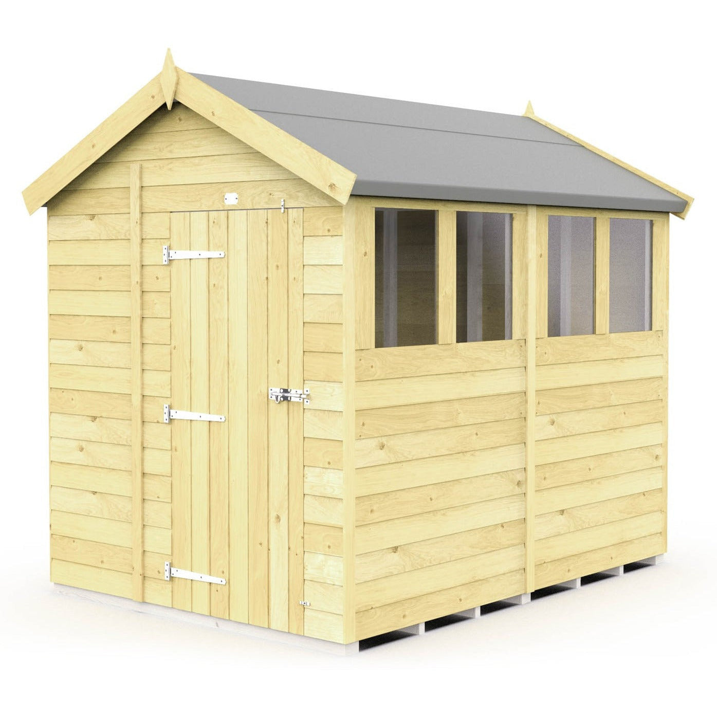 Total Sheds (7x8) Pressure Treated Apex Shed