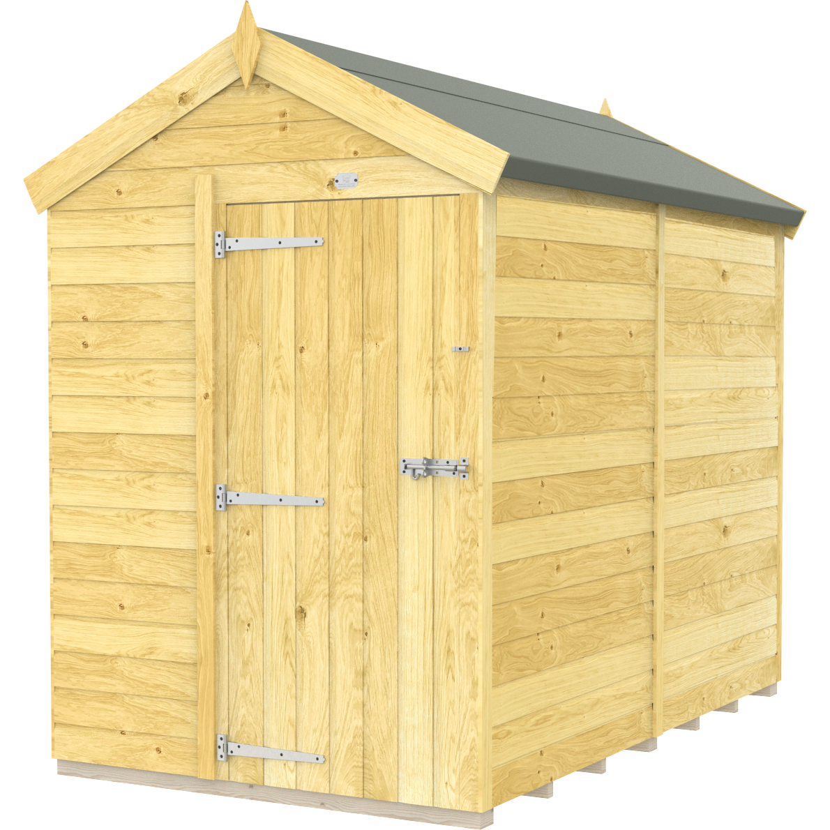 Total Sheds (5x8) Pressure Treated Apex Shed