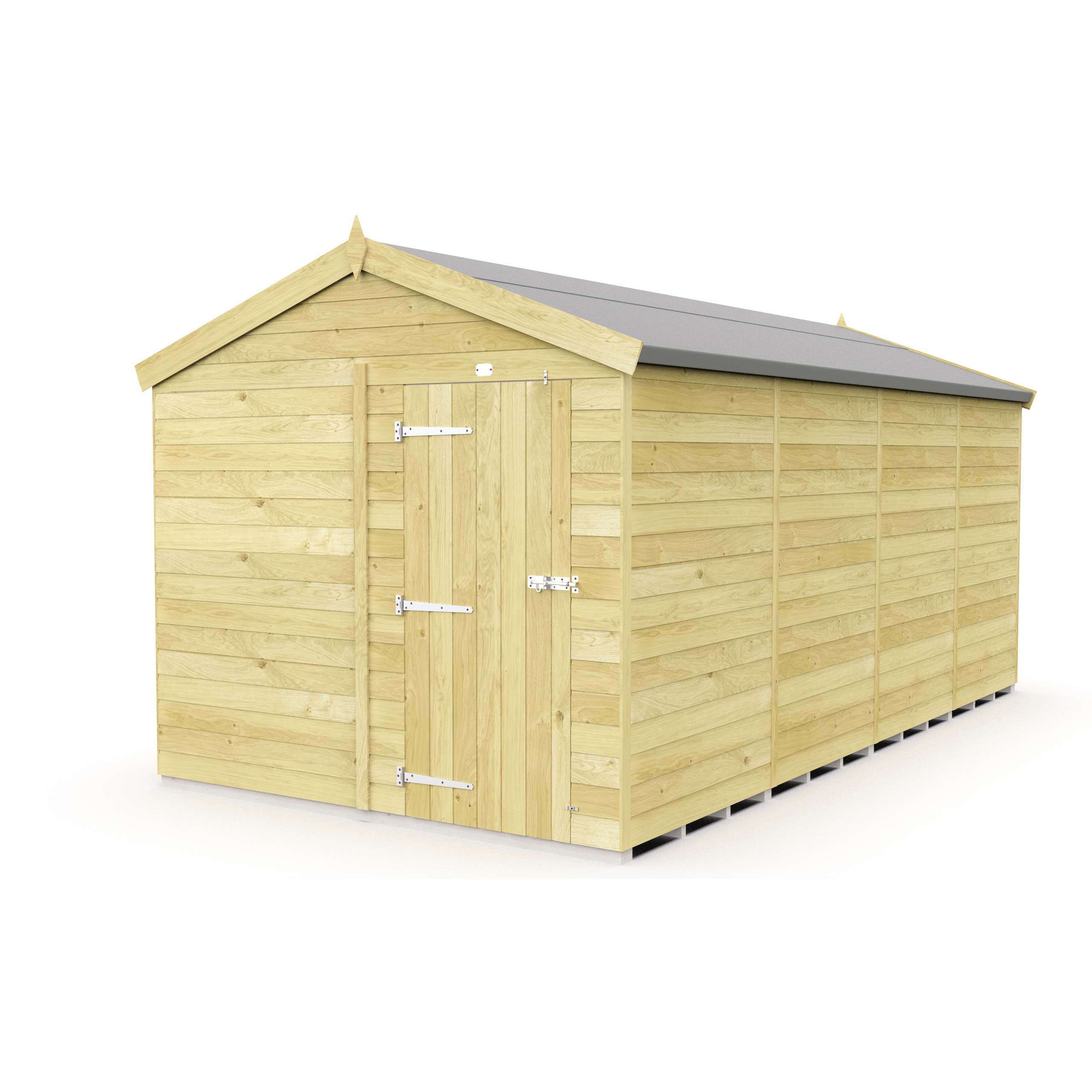 Total Sheds (8x16) Pressure Treated Apex Shed