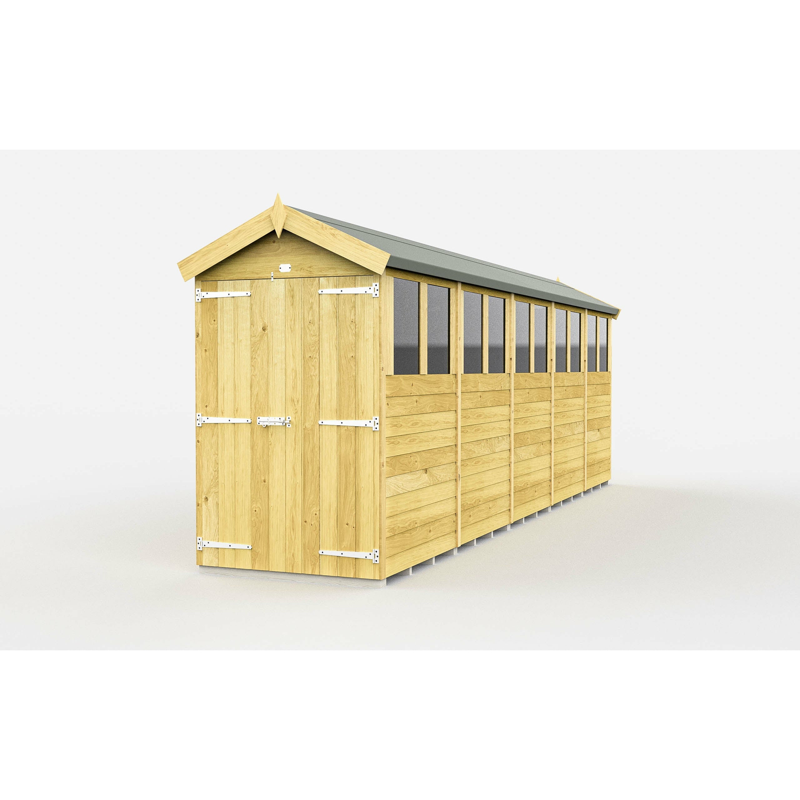 Total Sheds (4x20) Pressure Treated Apex Shed