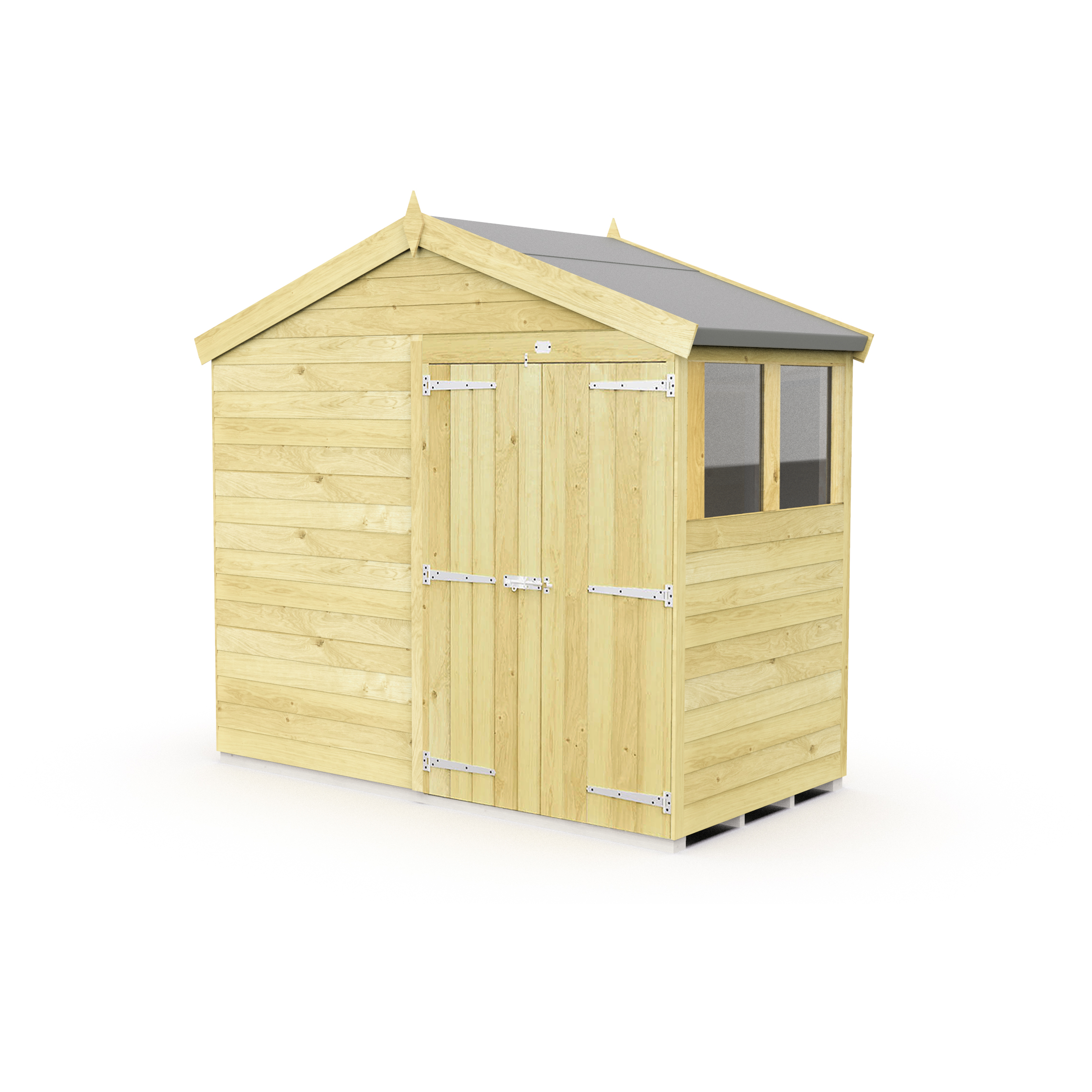 Total Sheds (8x4) Pressure Treated Apex Shed