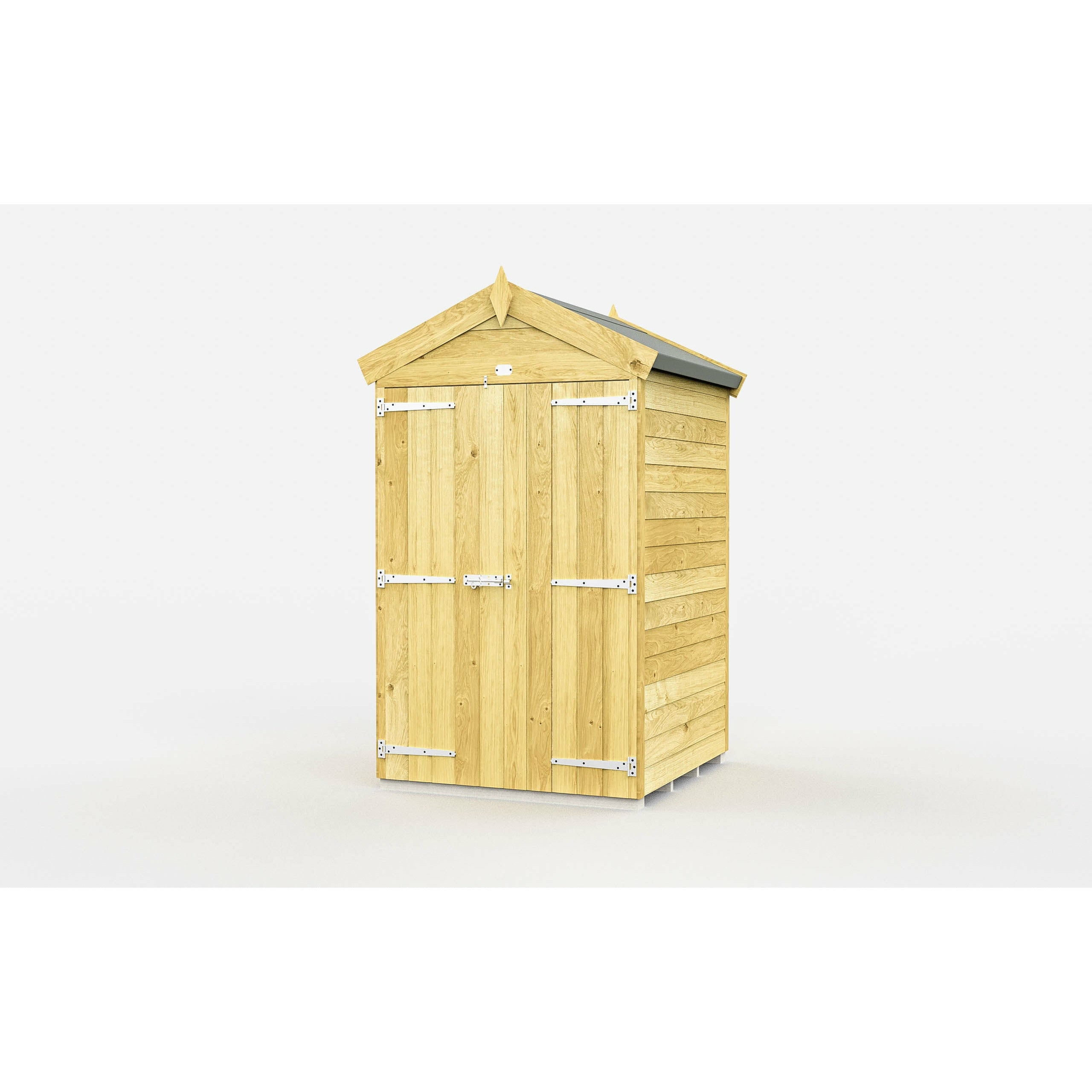 Total Sheds (4x4) Pressure Treated Apex Shed