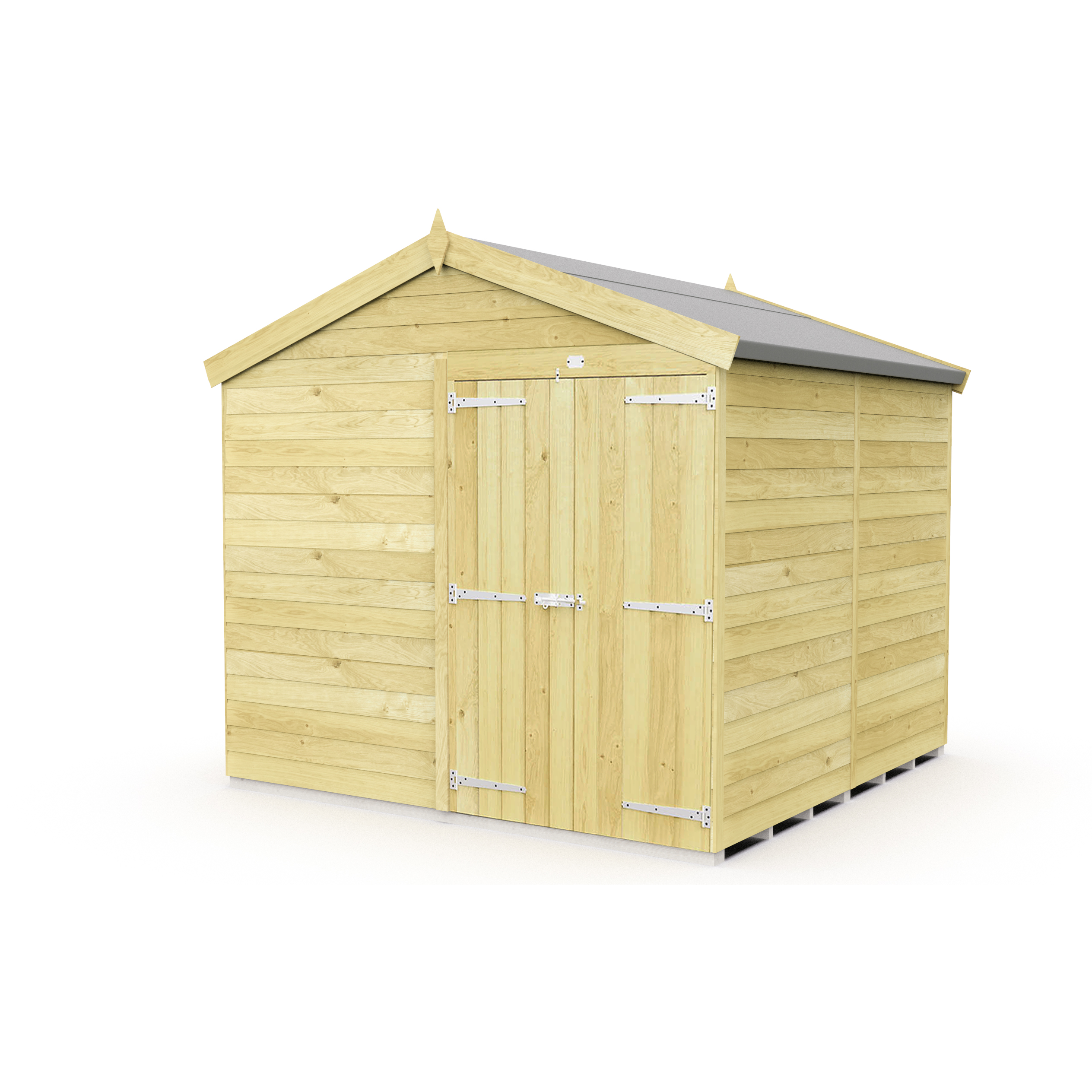 Total Sheds (8x8) Pressure Treated Apex Shed