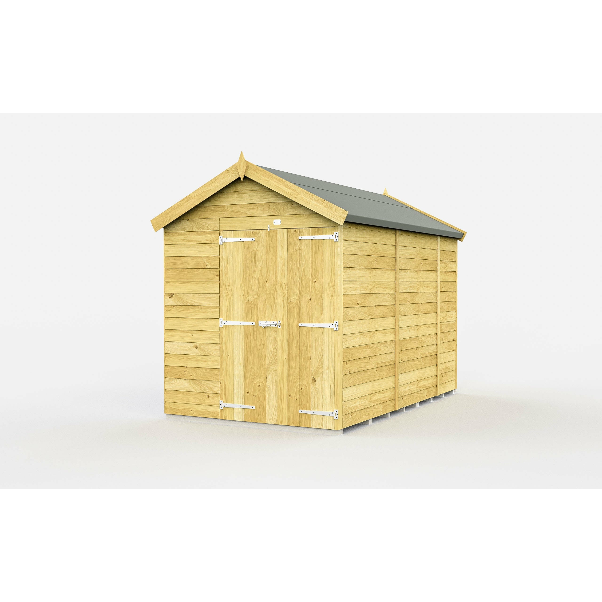 Total Sheds (7x10) Pressure Treated Apex Shed