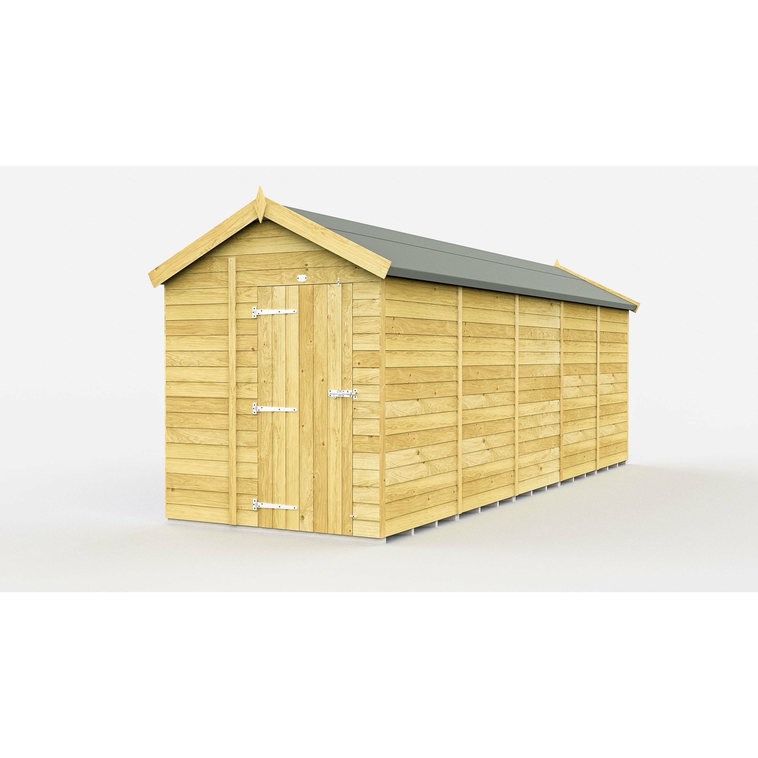 Total Sheds (7x20) Pressure Treated Apex Shed