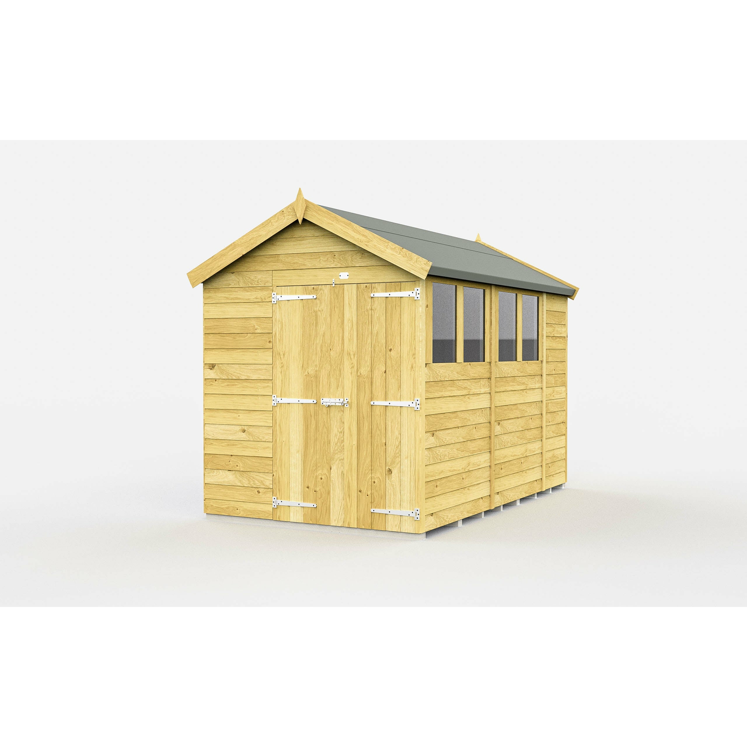 Total Sheds (7x10) Pressure Treated Apex Shed