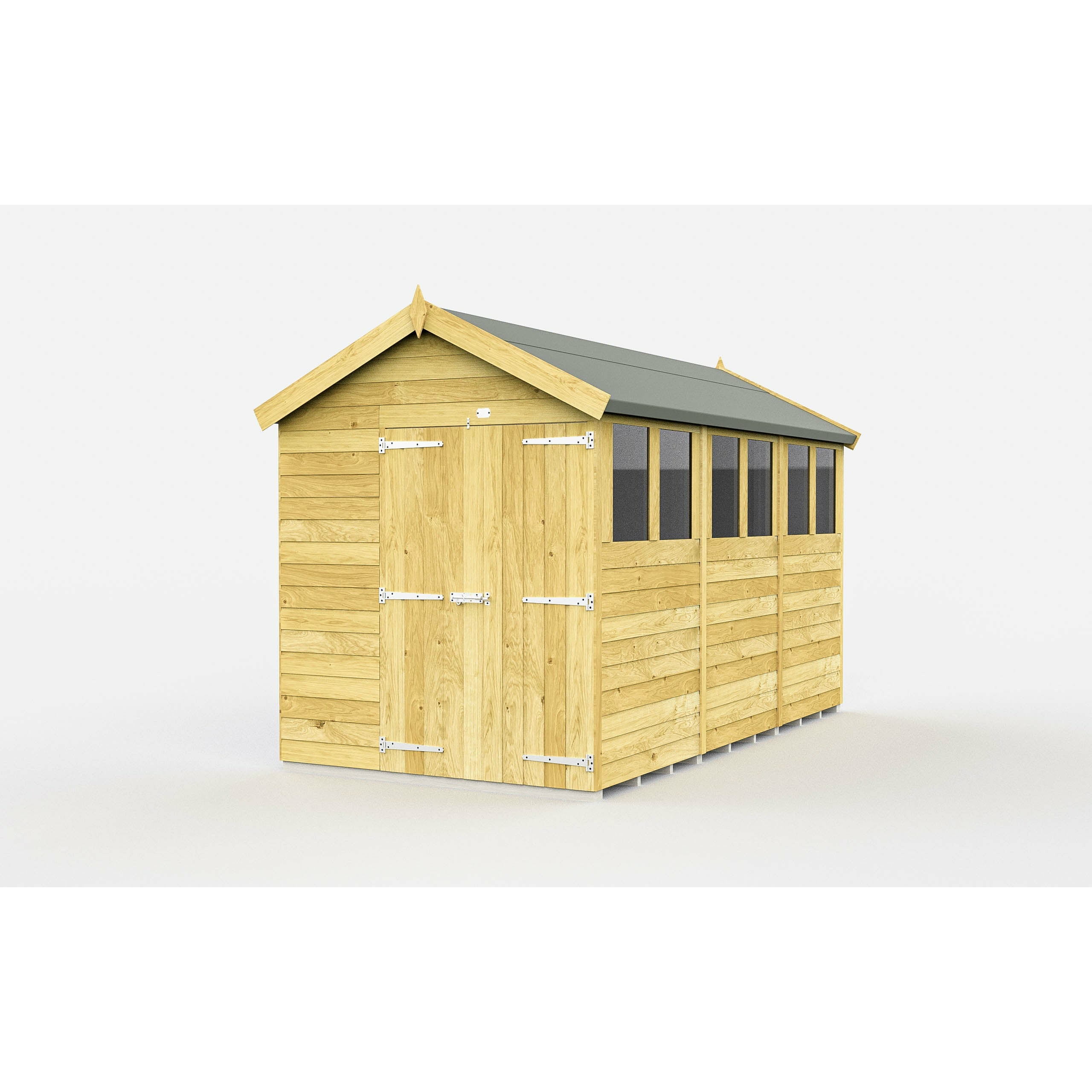 Total Sheds (7x12) Pressure Treated Apex Shed