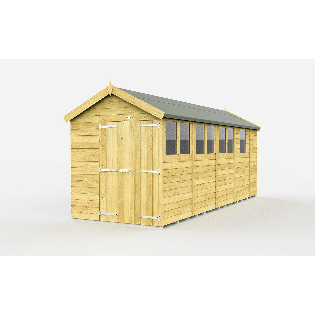 Total Sheds (7x17) Pressure Treated Apex Shed