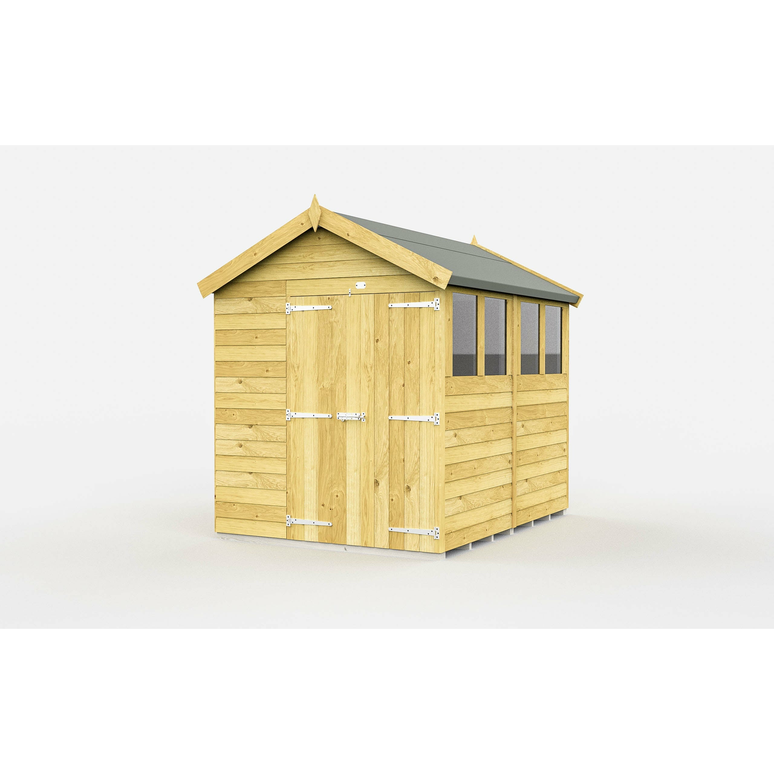 Total Sheds (7x8) Pressure Treated Apex Shed