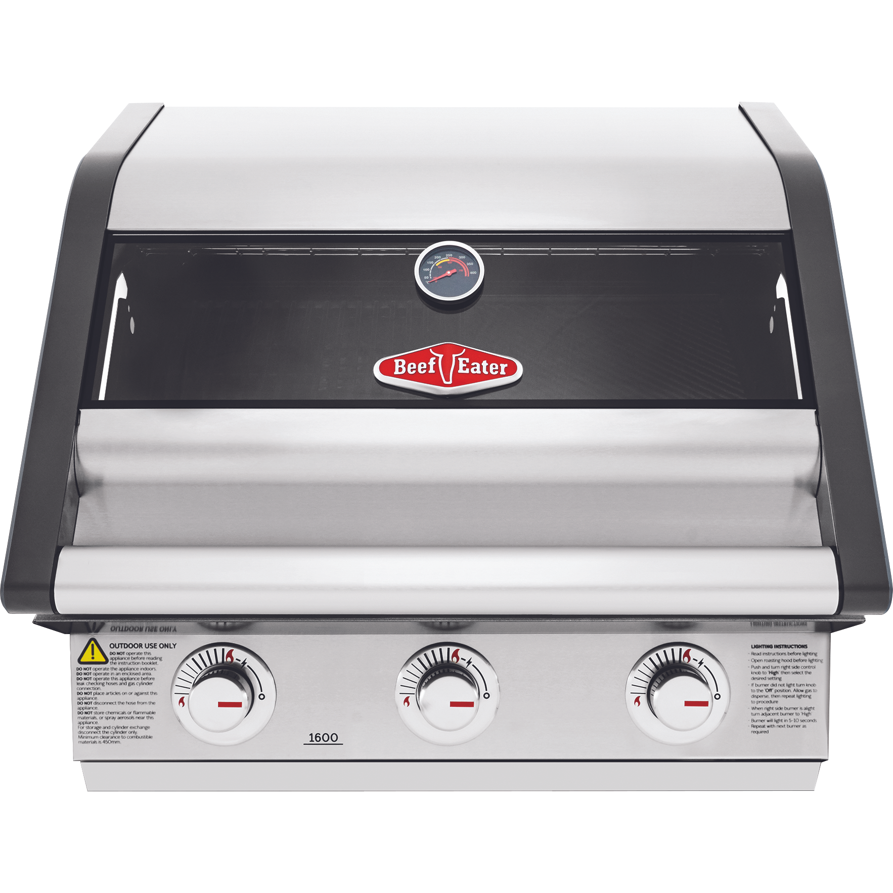 BeefEater 1600S Series - 3 Burner Built In BBQ (BBG1630SAE 5060912590582)
