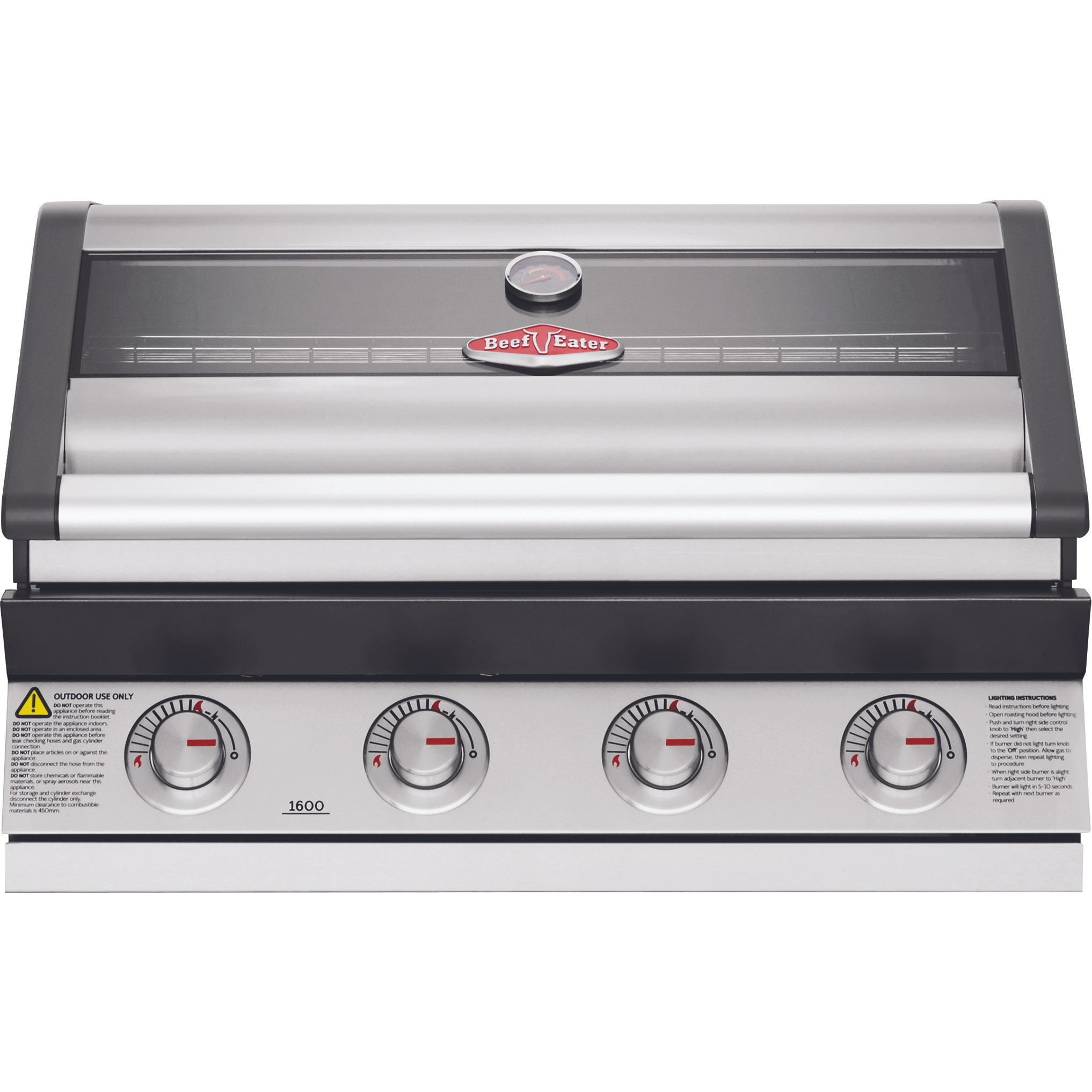 BeefEater 1600S Series - 4 Burner Built In BBQ (BBG1640SAE 5060912590629)