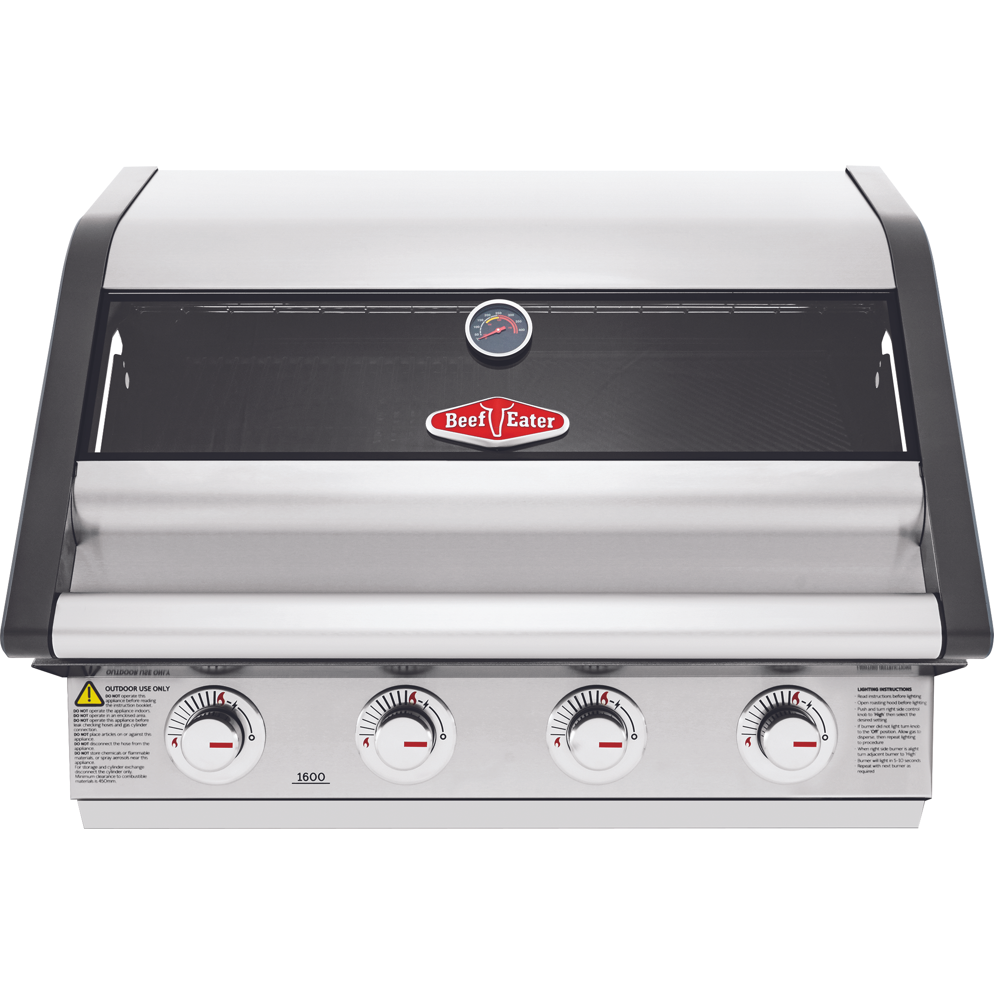 BeefEater 1600S Series - 4 Burner Built In BBQ (BBG1640SAE 5060912590629)