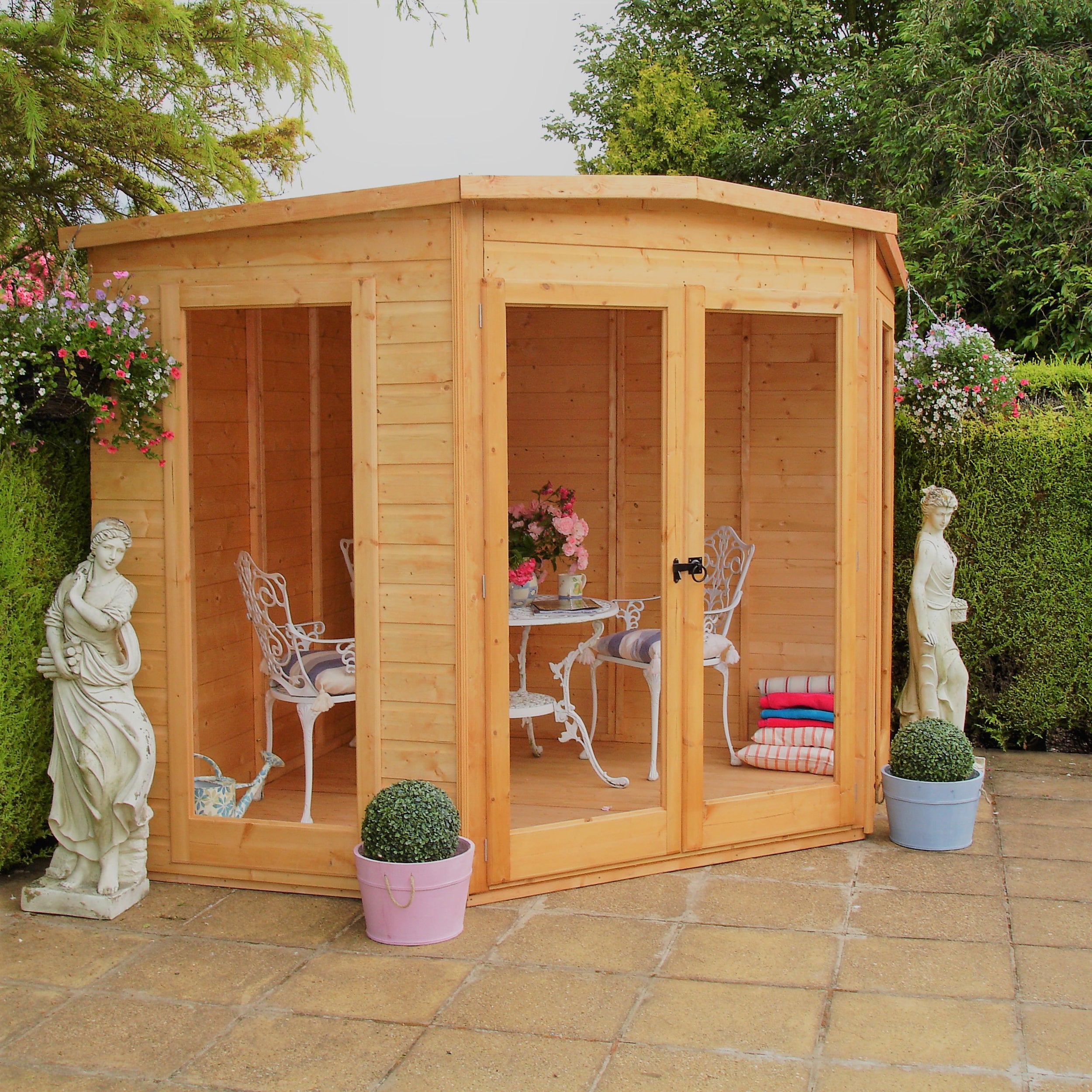 Shire Barclay Summerhouse (8x8) BARC0808DSL-1AA 5060437987225 - Outside Store
