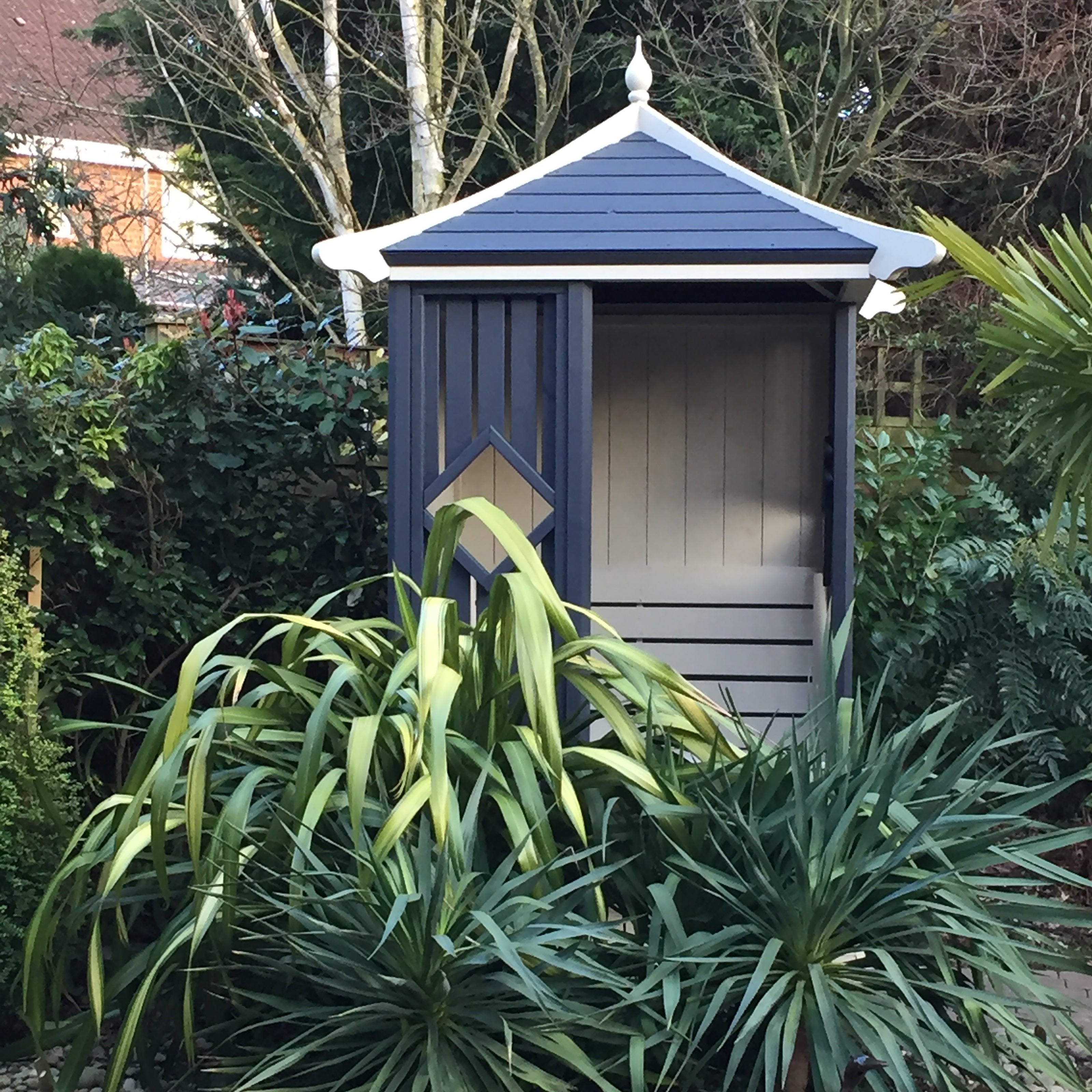 Shire Pressure Treated Corner Arbour CNAR0404PSL-1AA 5060437982220 - Outside Store