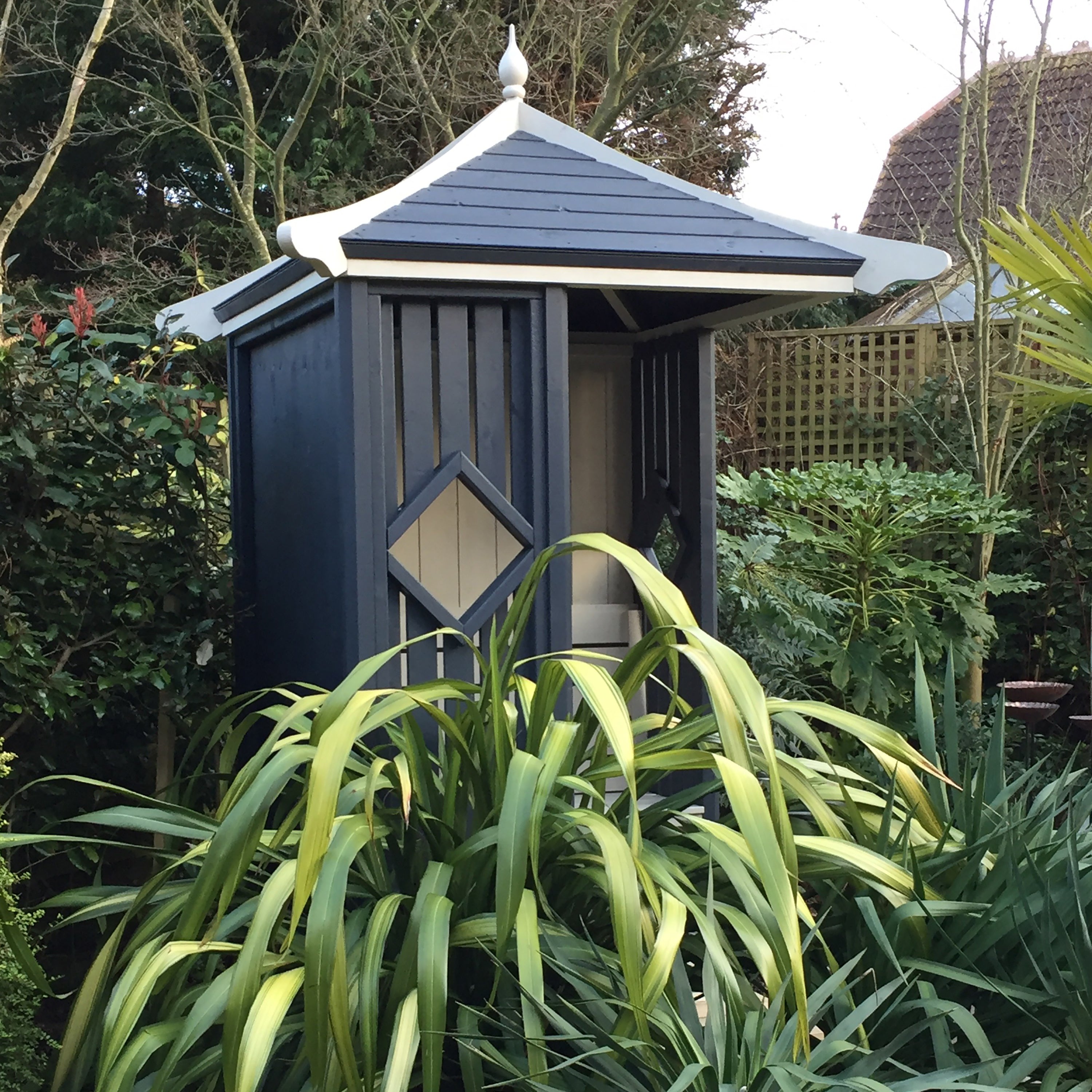 Shire Pressure Treated Corner Arbour CNAR0404PSL-1AA 5060437982220 - Outside Store