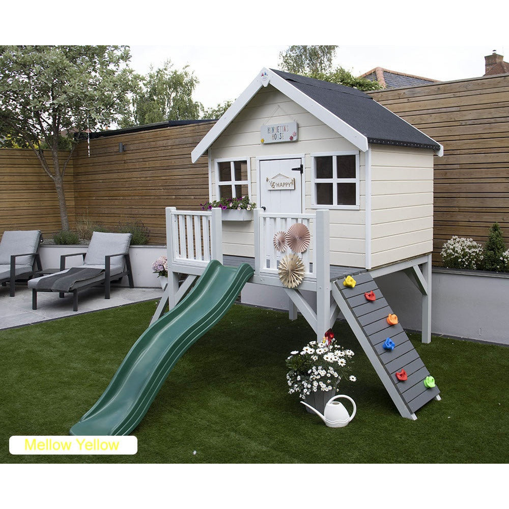 Little Rascals Felix Playhouse With Slide and Veranda (6x4)