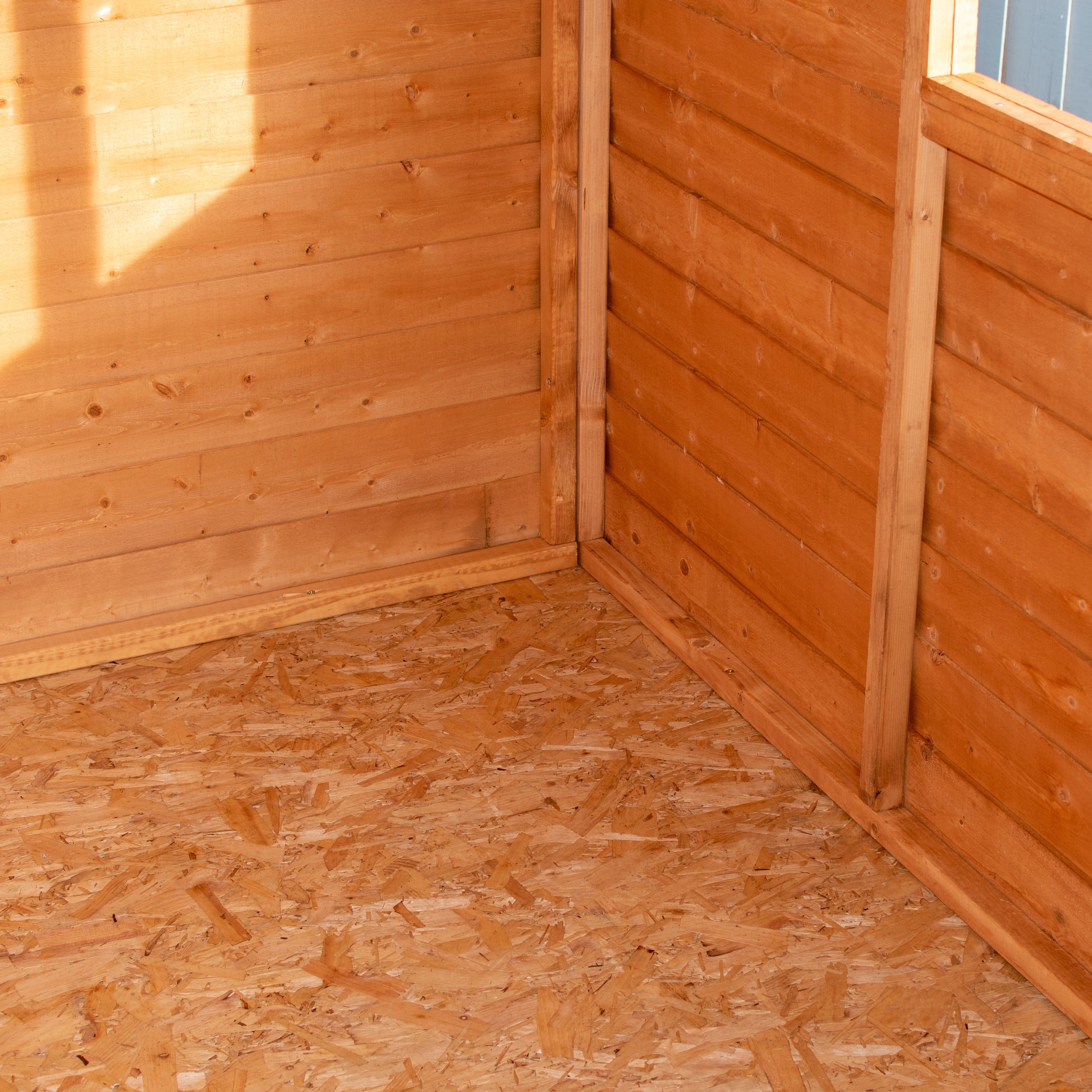 Shire Dip Treated Overlap Value Shed Double Door With Window (8x6) ODVW0806DOL-1AA 5060490134451 - Outside Store