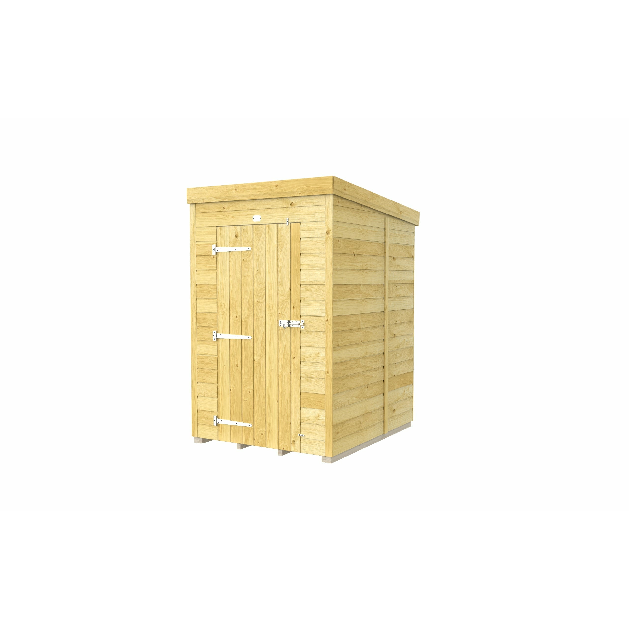 Total Sheds (4x5) Pressure Treated Pent Shed
