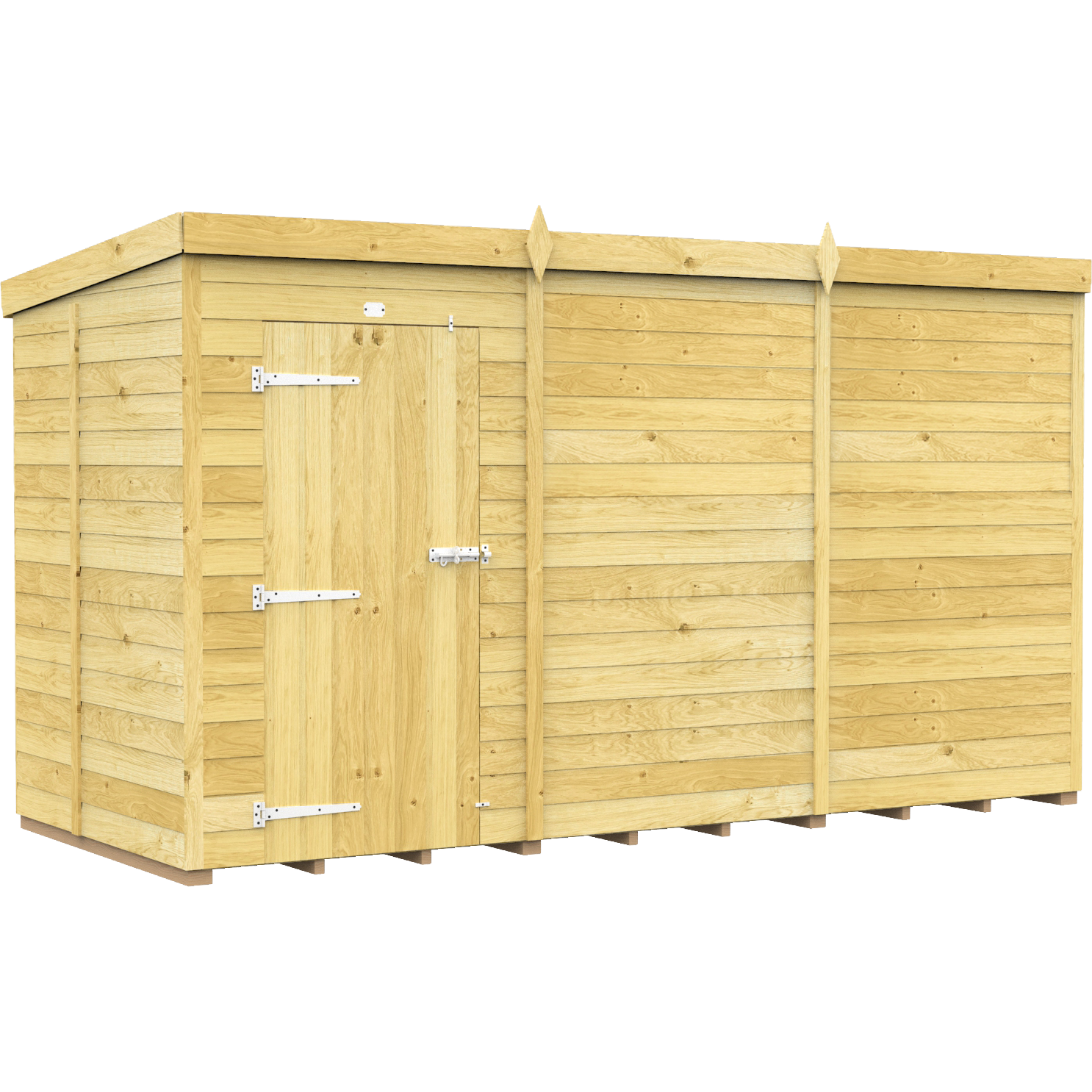 Total Sheds (12x5) Pressure Treated Pent Shed