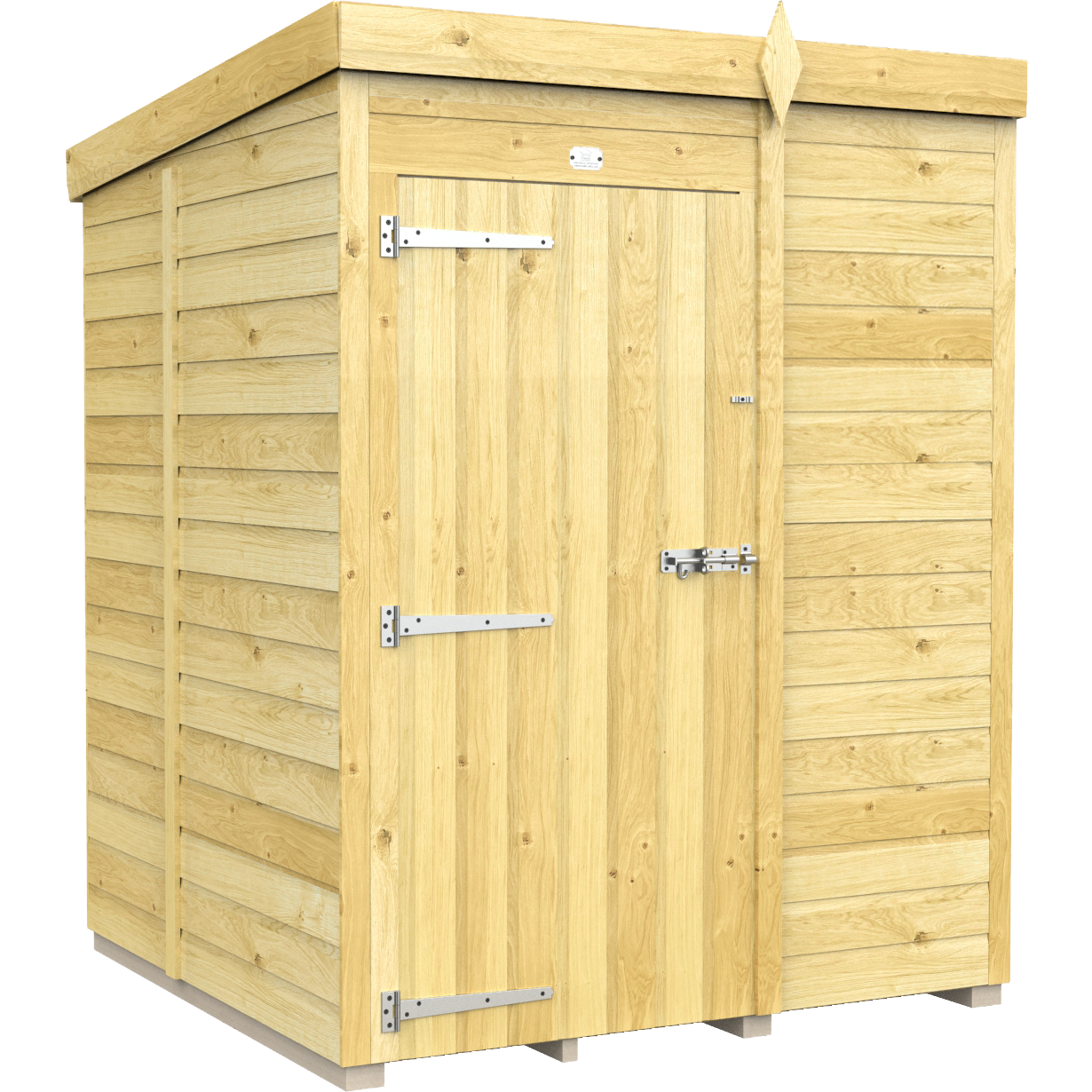 Total Sheds (5x5) Pressure Treated Pent Shed