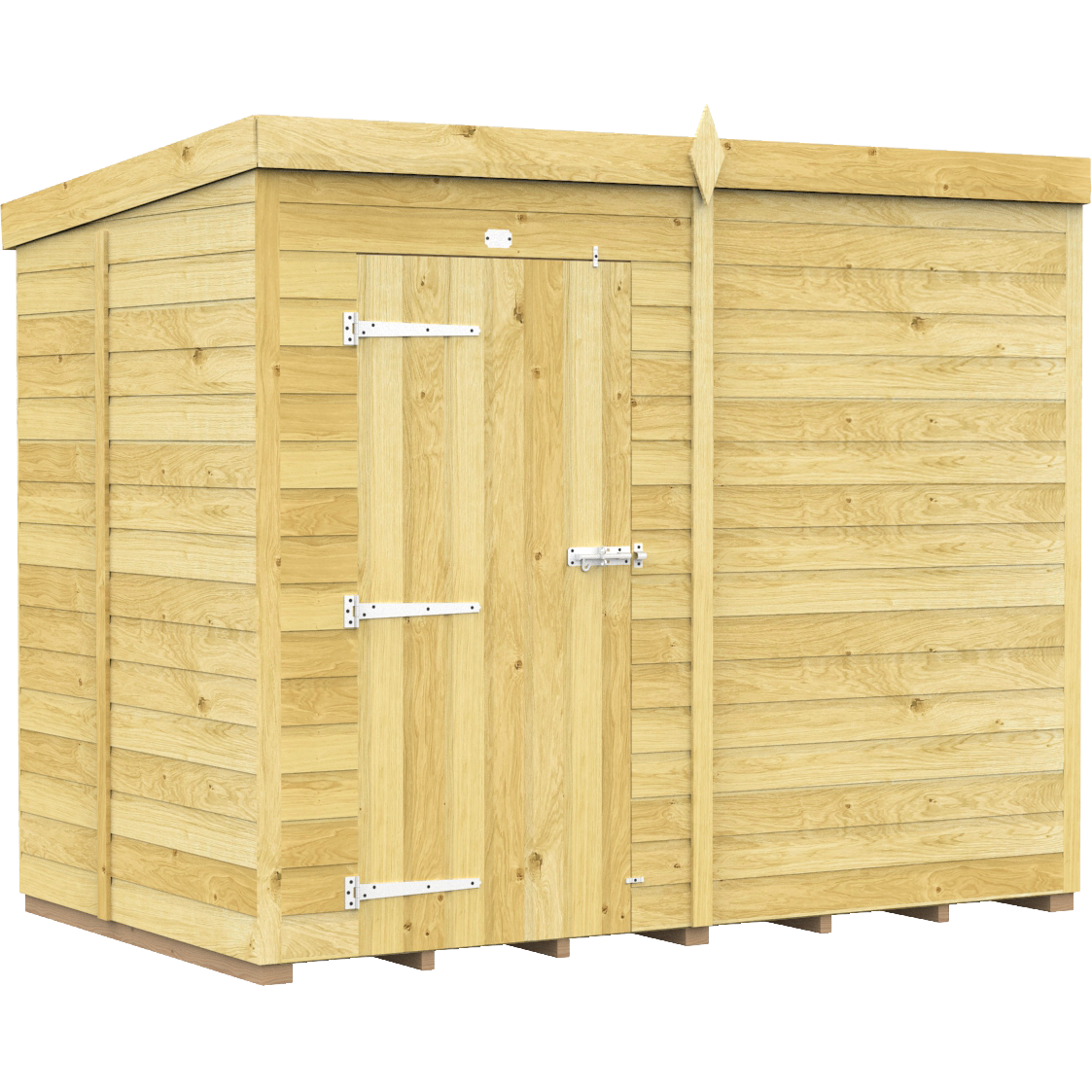 Total Sheds (8x5) Pressure Treated Pent Shed