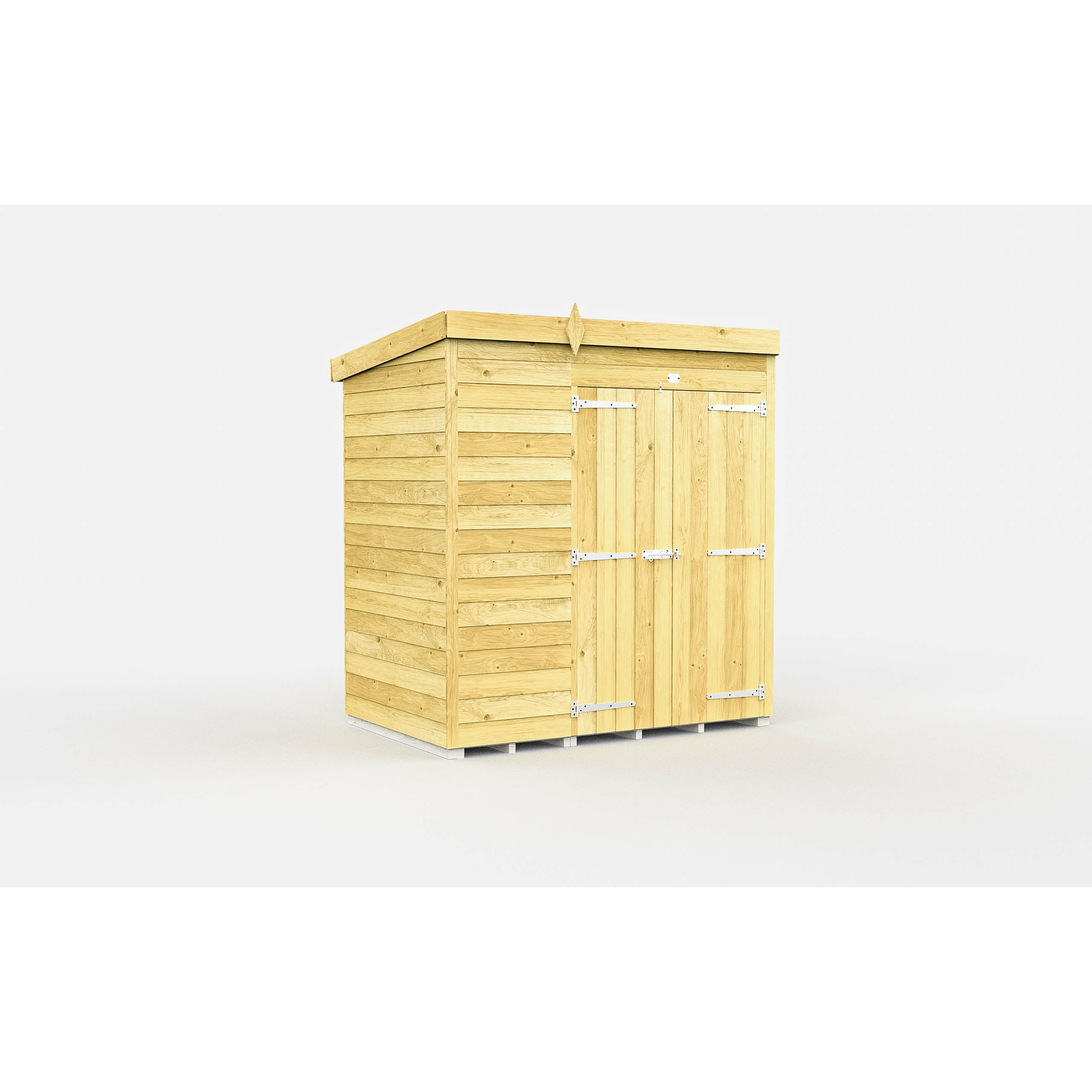 Total Sheds (7x4) Pressure Treated Pent Shed