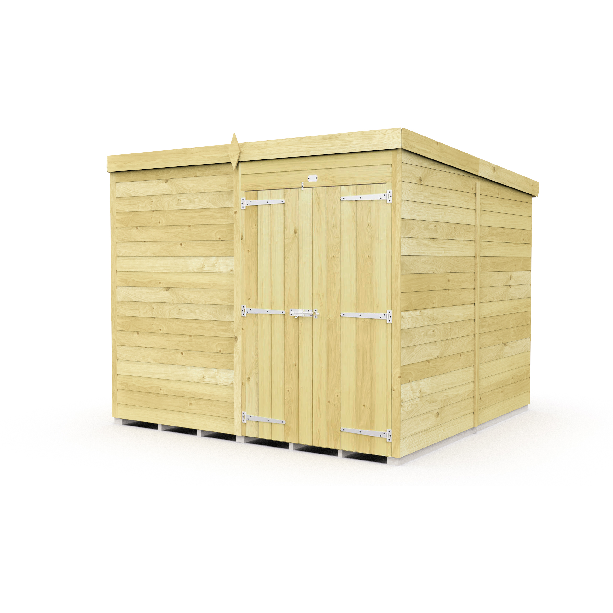 Total Sheds (8x8) Pressure Treated Pent Shed