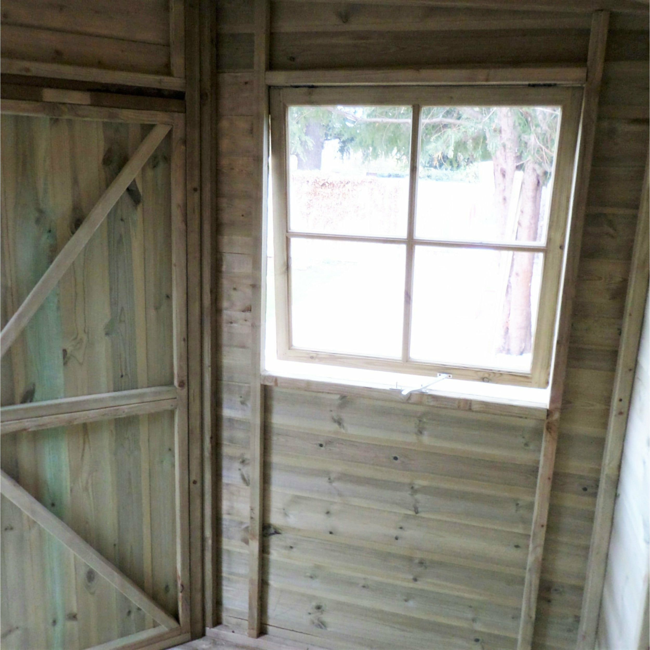 Shire Corner Shed Pressure Treated Shiplap Range Double Door (8x8) CNRS0808PSL-1AA 5060490130248 - Outside Store