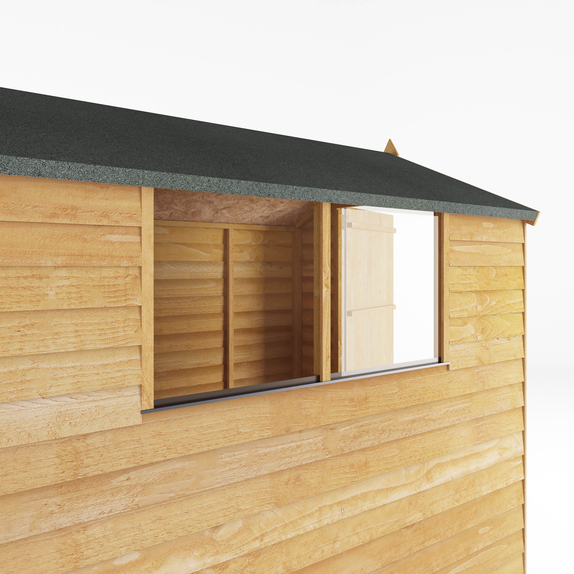 Mercia Overlap Apex Shed (7x5) (SI-001-001-0002 - EAN 5029442075105)