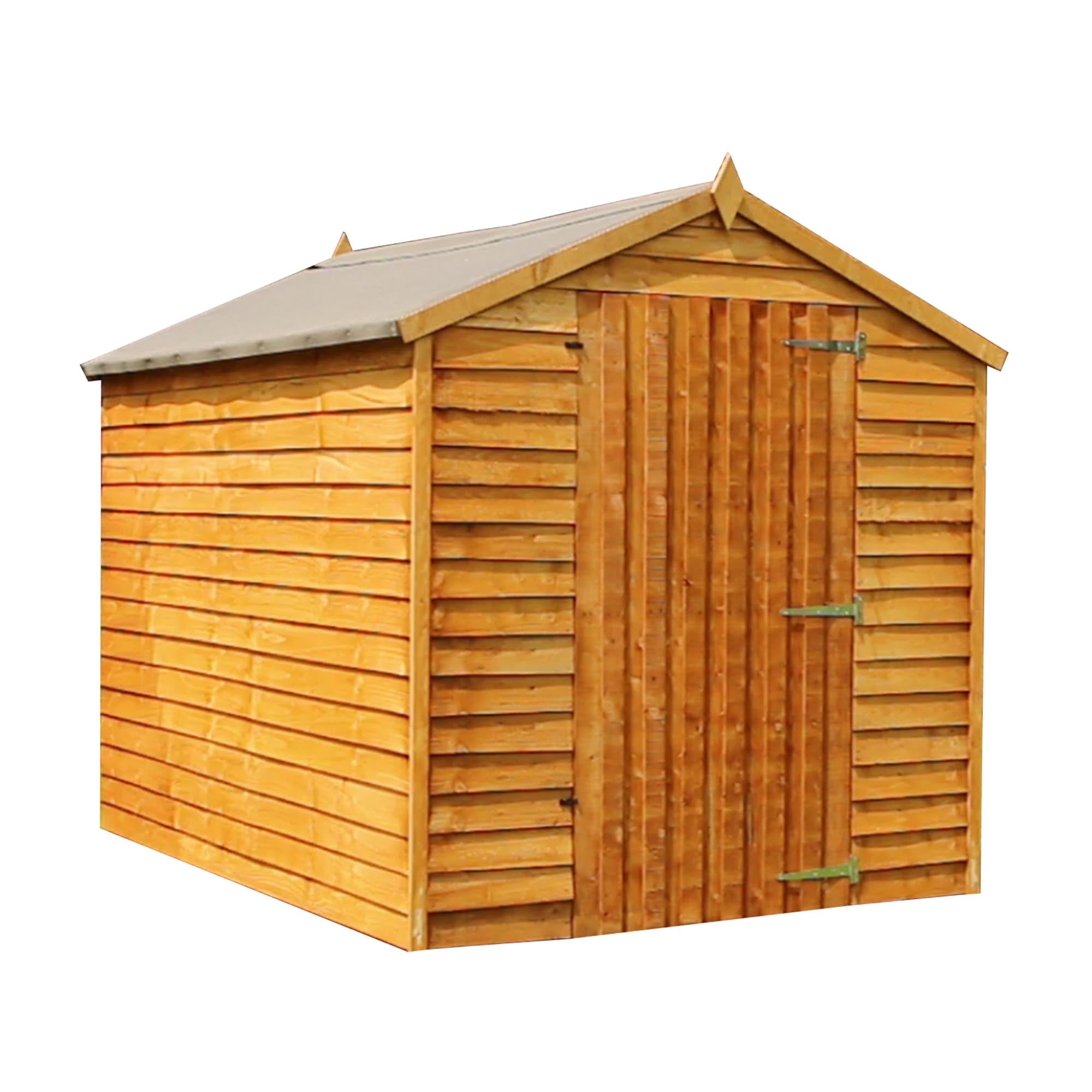 Mercia  Overlap Apex Shed - Single Door (8x6) (SI-001-001-0121 - EAN 5029442085463)