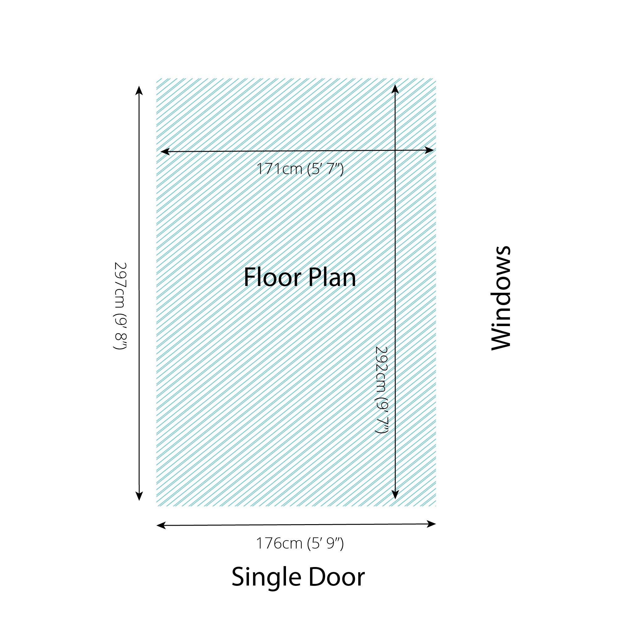 Mercia Overlap Apex Shed (10x6) (SI-001-001-0005 - EAN 5029442074412