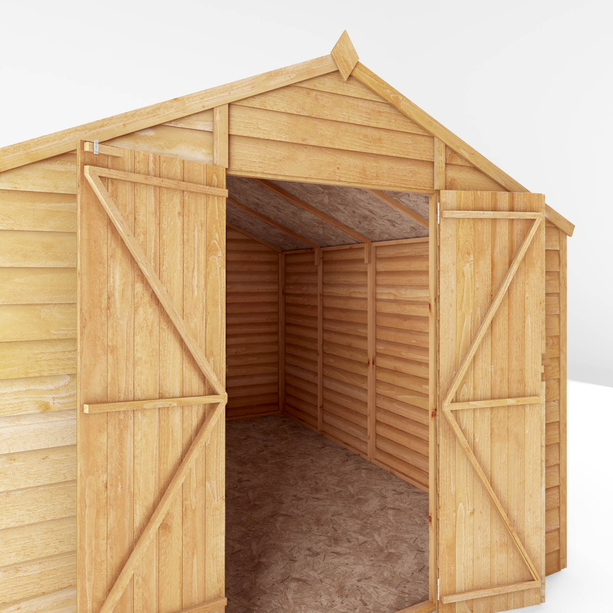 Mercia Overlap Apex Shed (10x8) (SI-001-001-0006 - EAN 5029442078199)