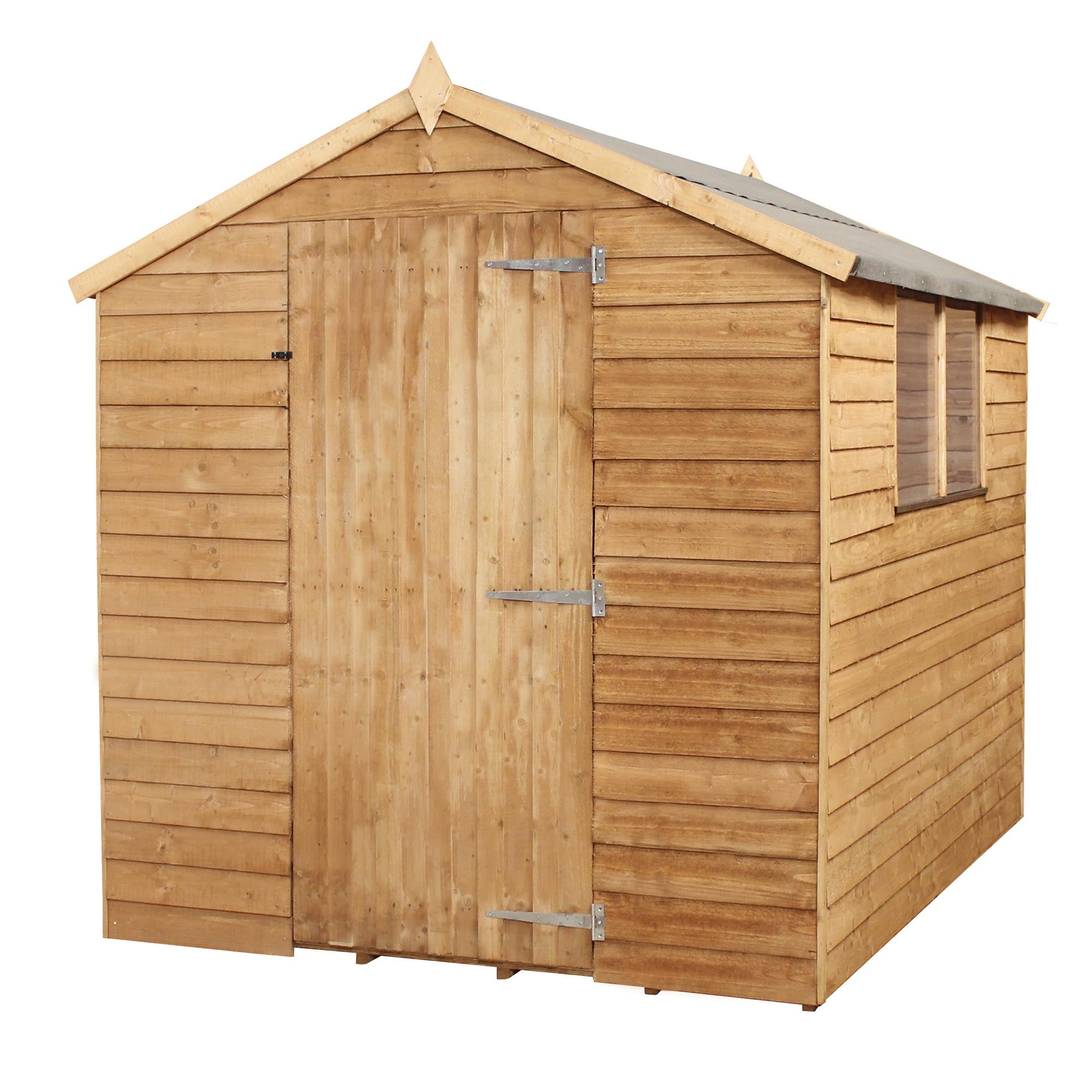 Mercia  Overlap Apex Shed - Single Door (8x6) (SI-001-001-0121 - EAN 5029442085463)