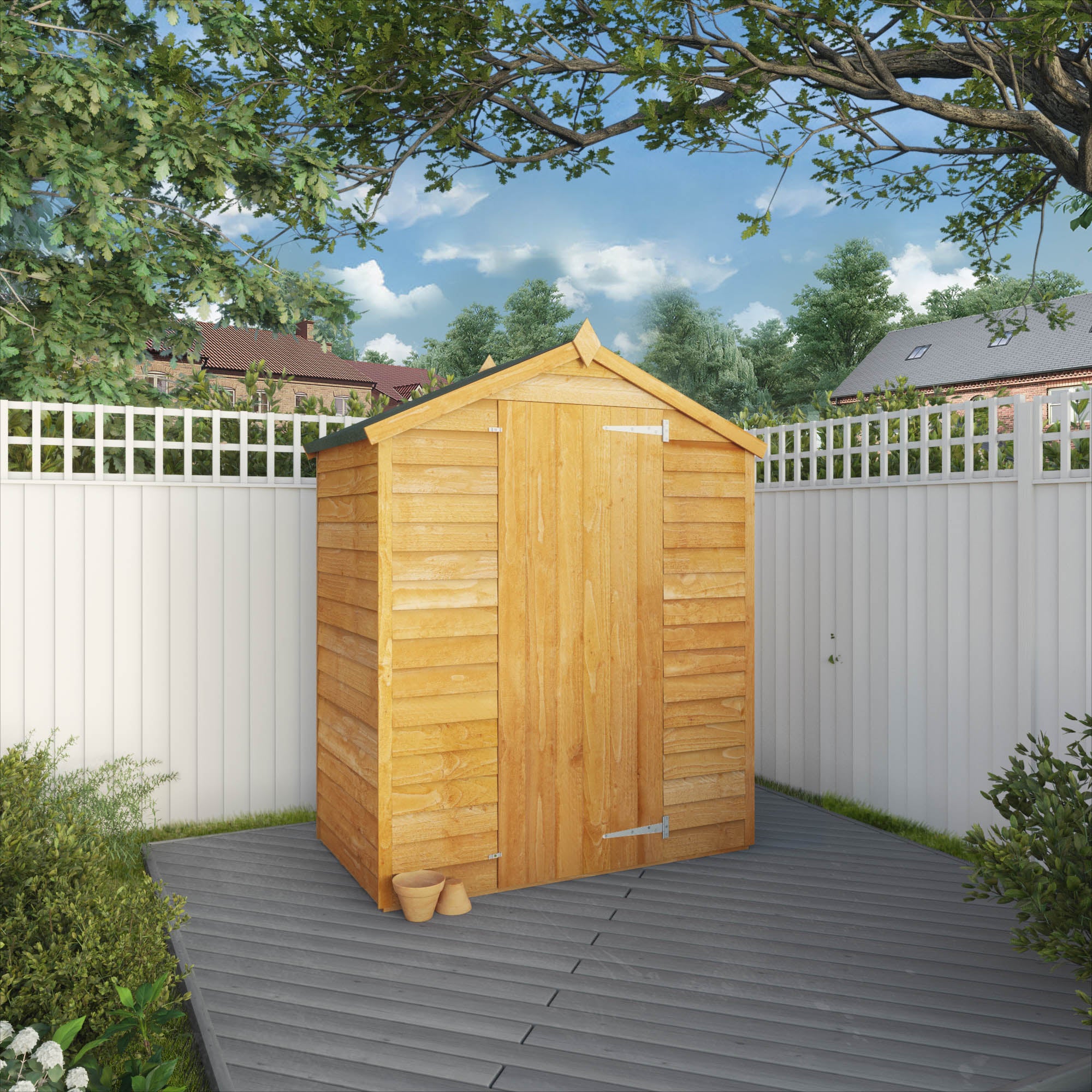 Mercia Overlap Apex Windowless Shed (3x5) (SI-001-001-0147 - EAN 5029442090269)