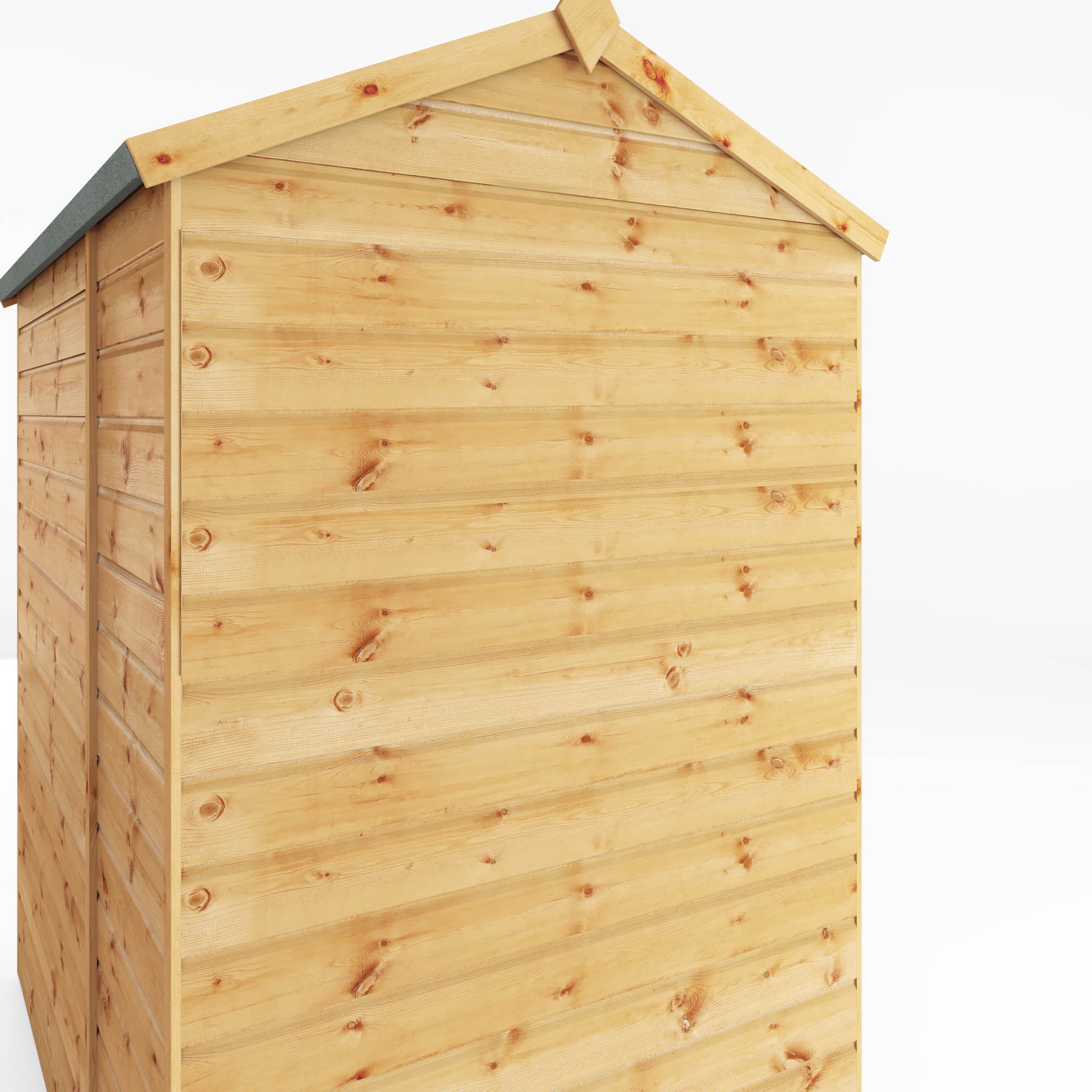 Mercia Shiplap Reverse Apex Windowless Shed (6x4) (SI-001-003-0160 - EAN 5029442006437)